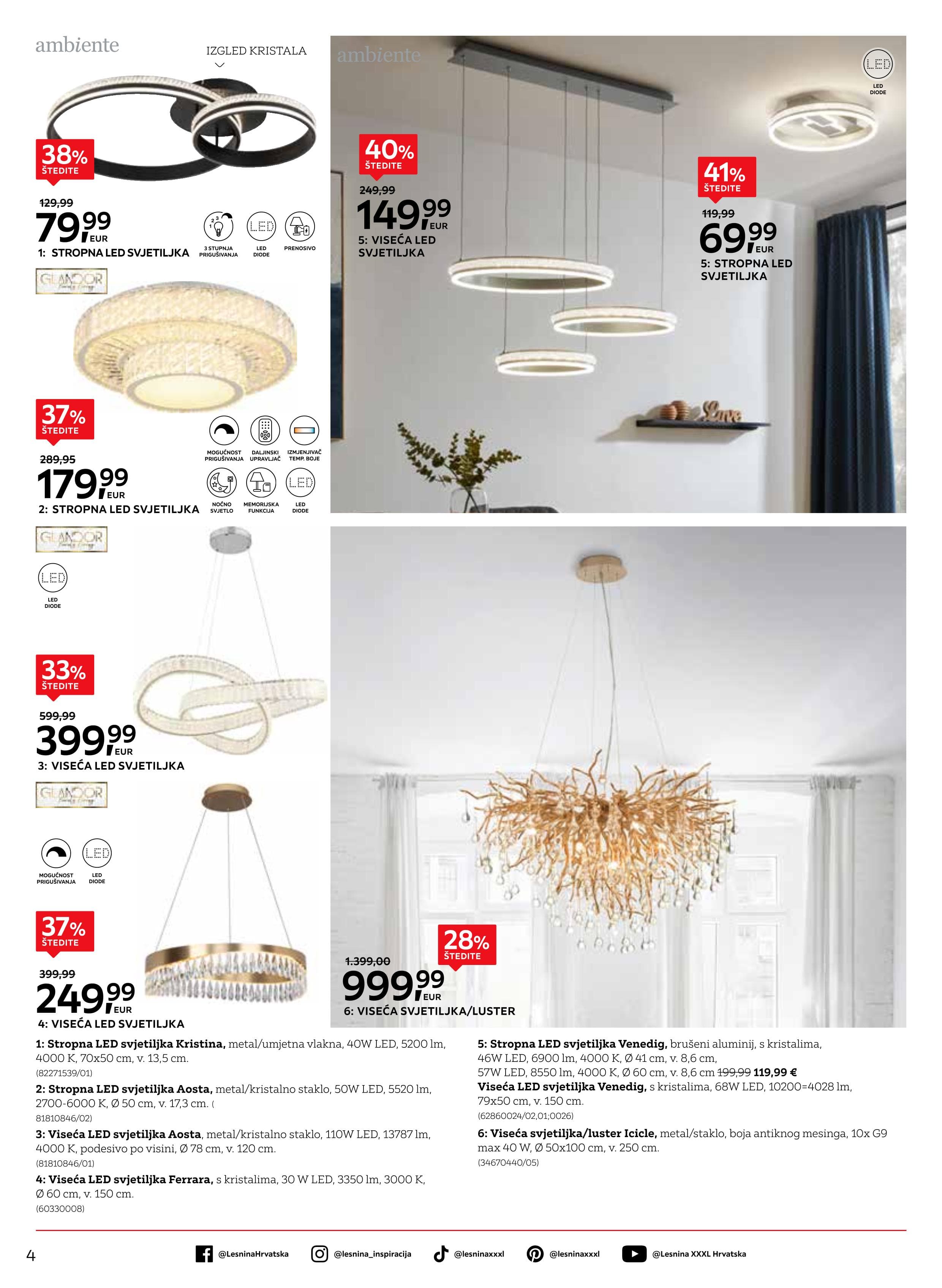 Page from catalog: Svjetlost za svaki trenutak