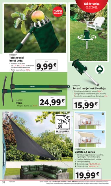 Teleskopski berač voća