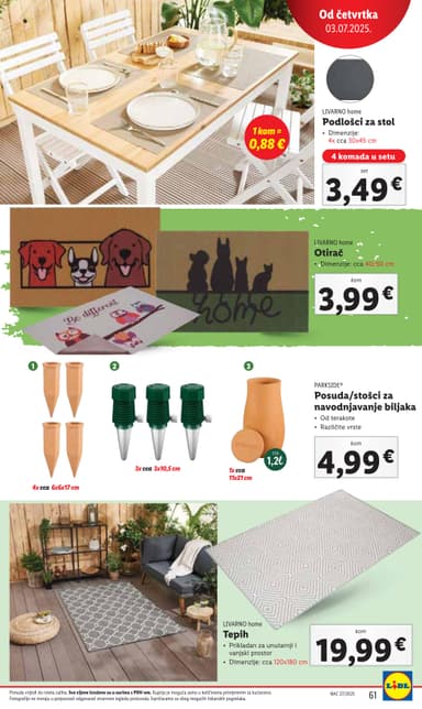 Podlošci za stol