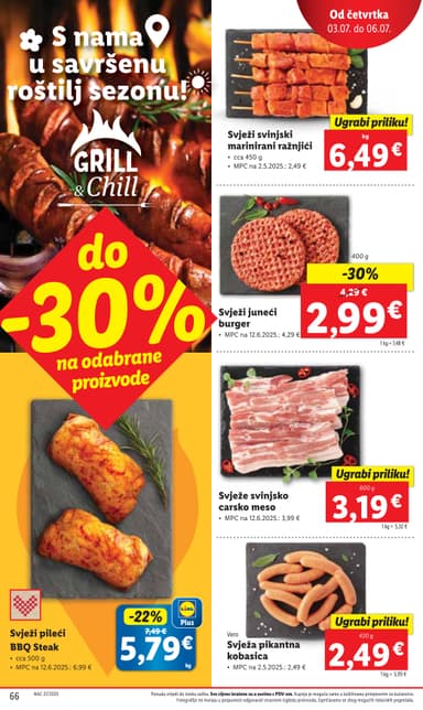 Svježa pikantna kobasica