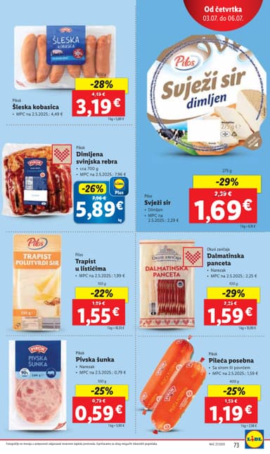 Dimljena svinjska rebra