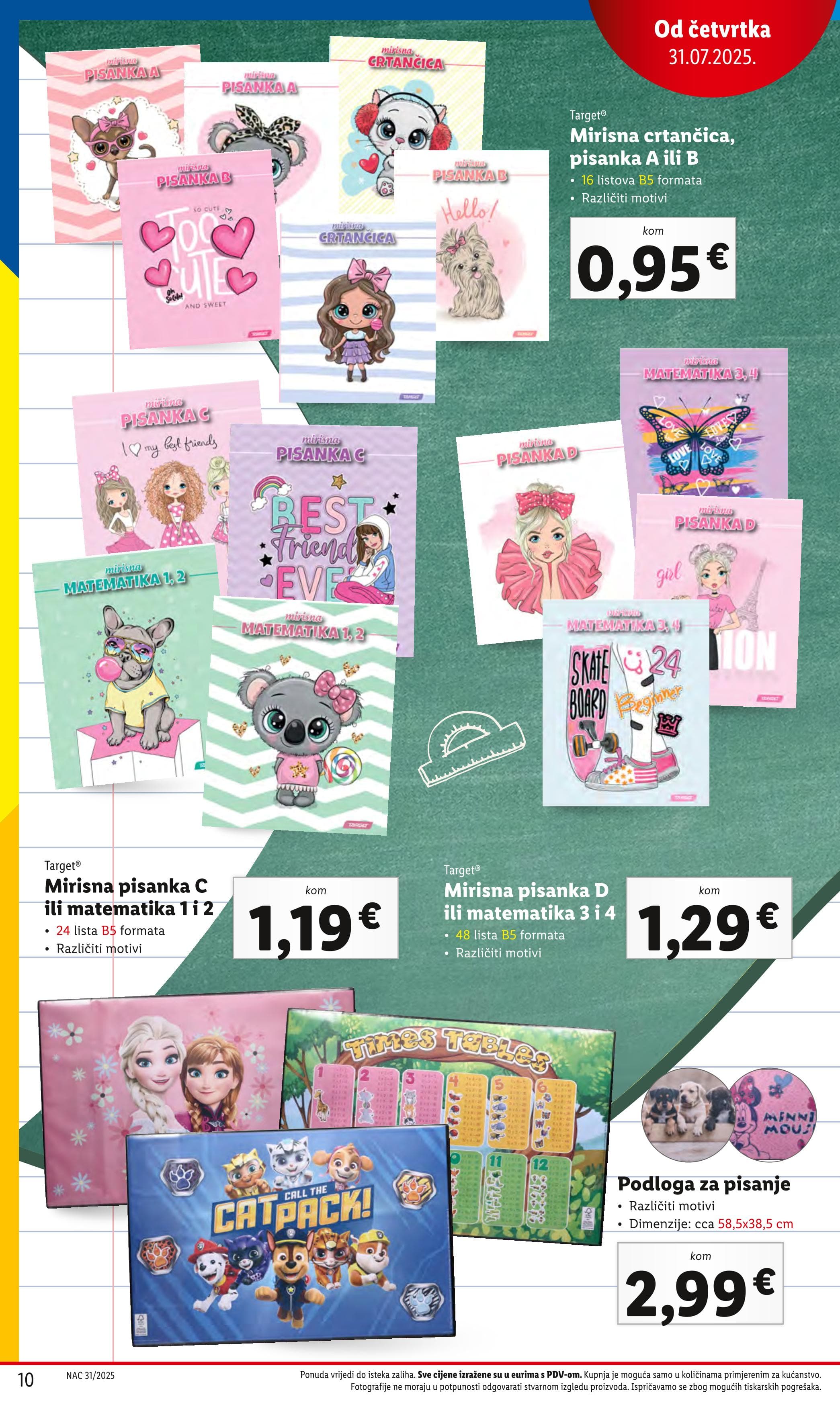 Page from catalog: Nova školska godina