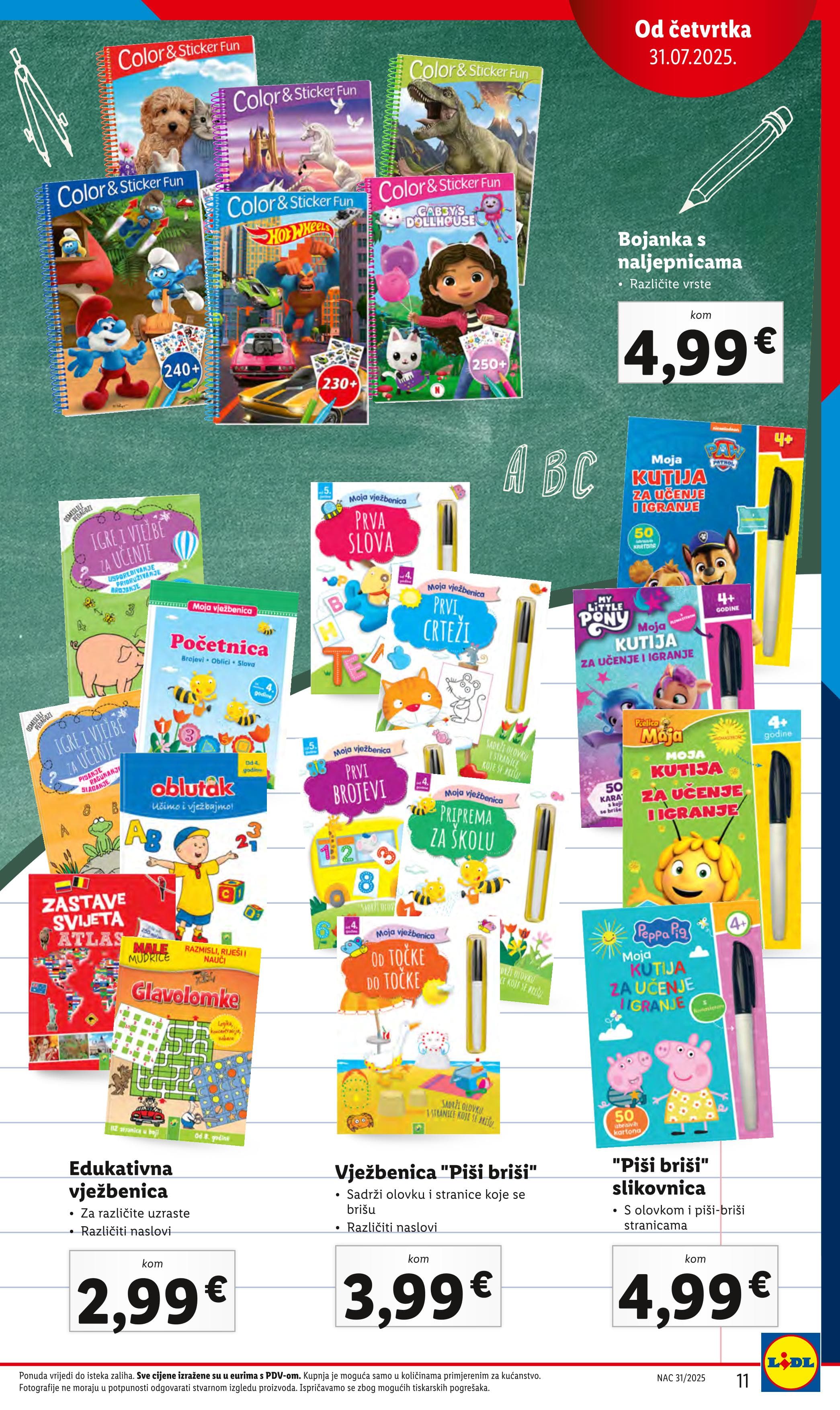Page from catalog: Nova školska godina