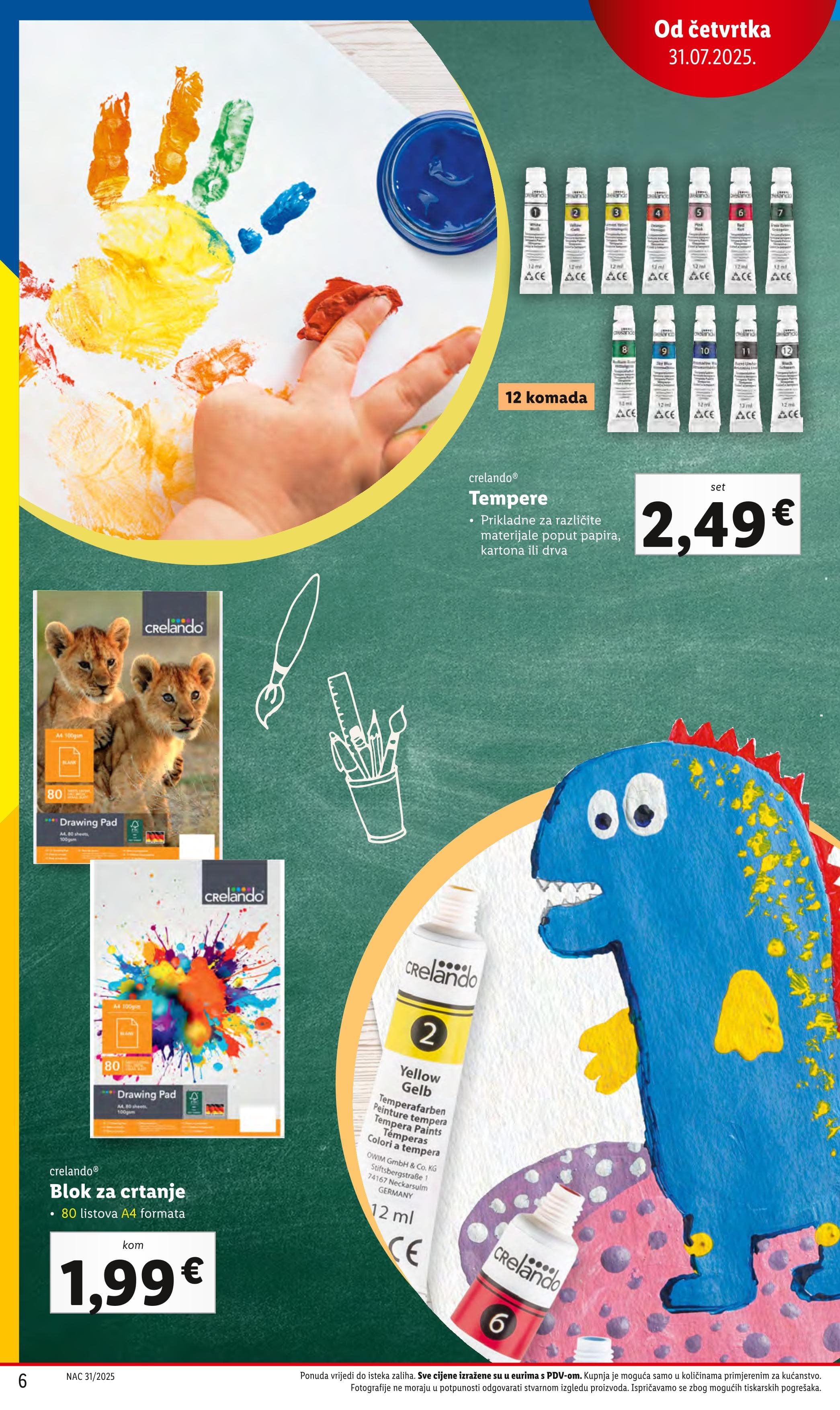 Page from catalog: Nova školska godina