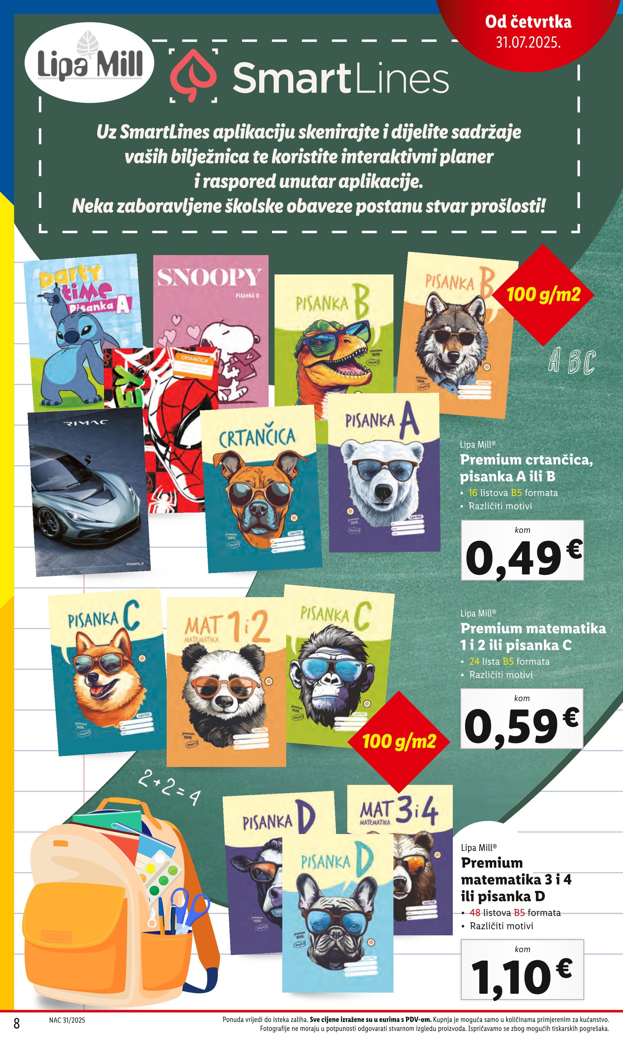 Page from catalog: Nova školska godina
