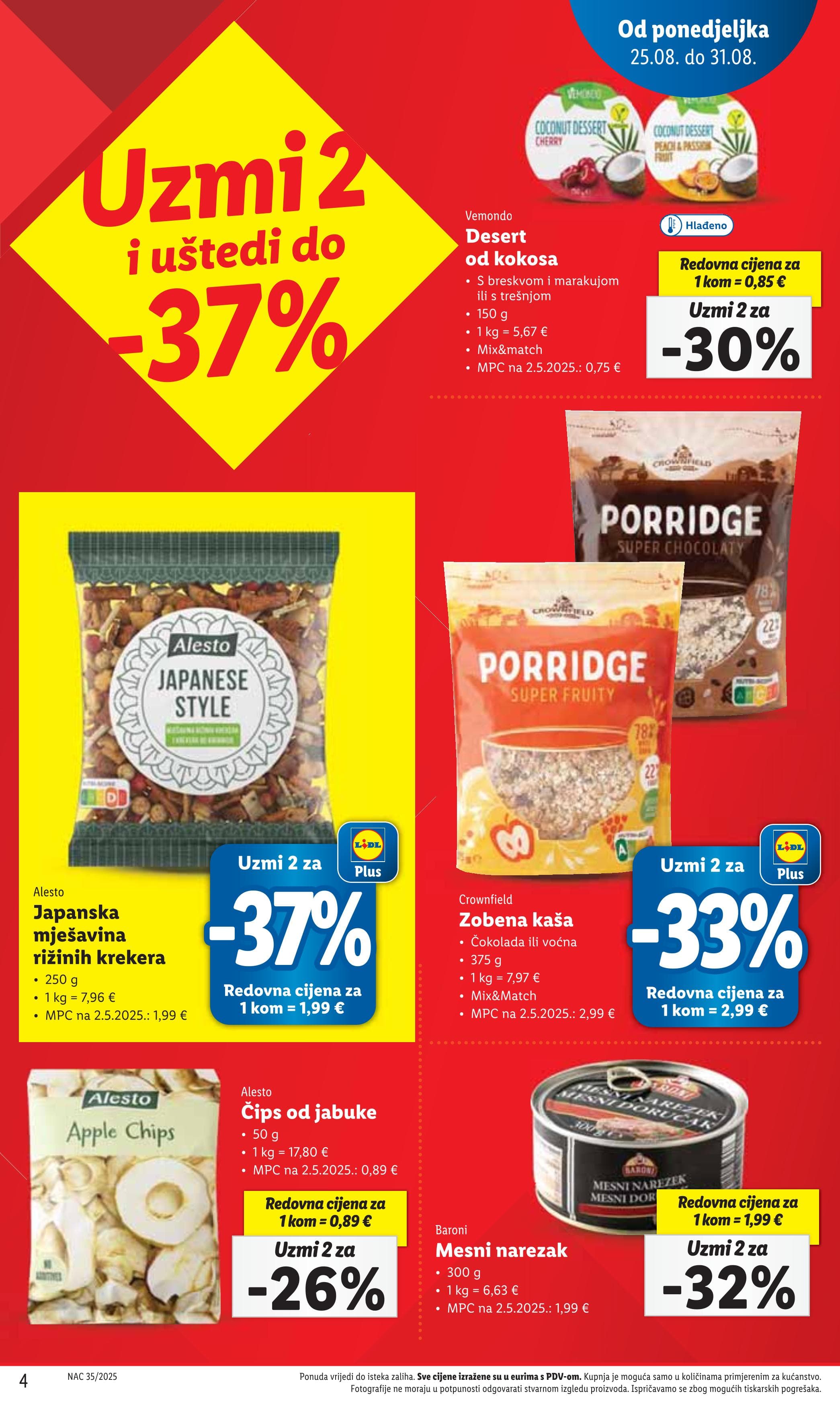 Page from catalog: Akcijska ponuda