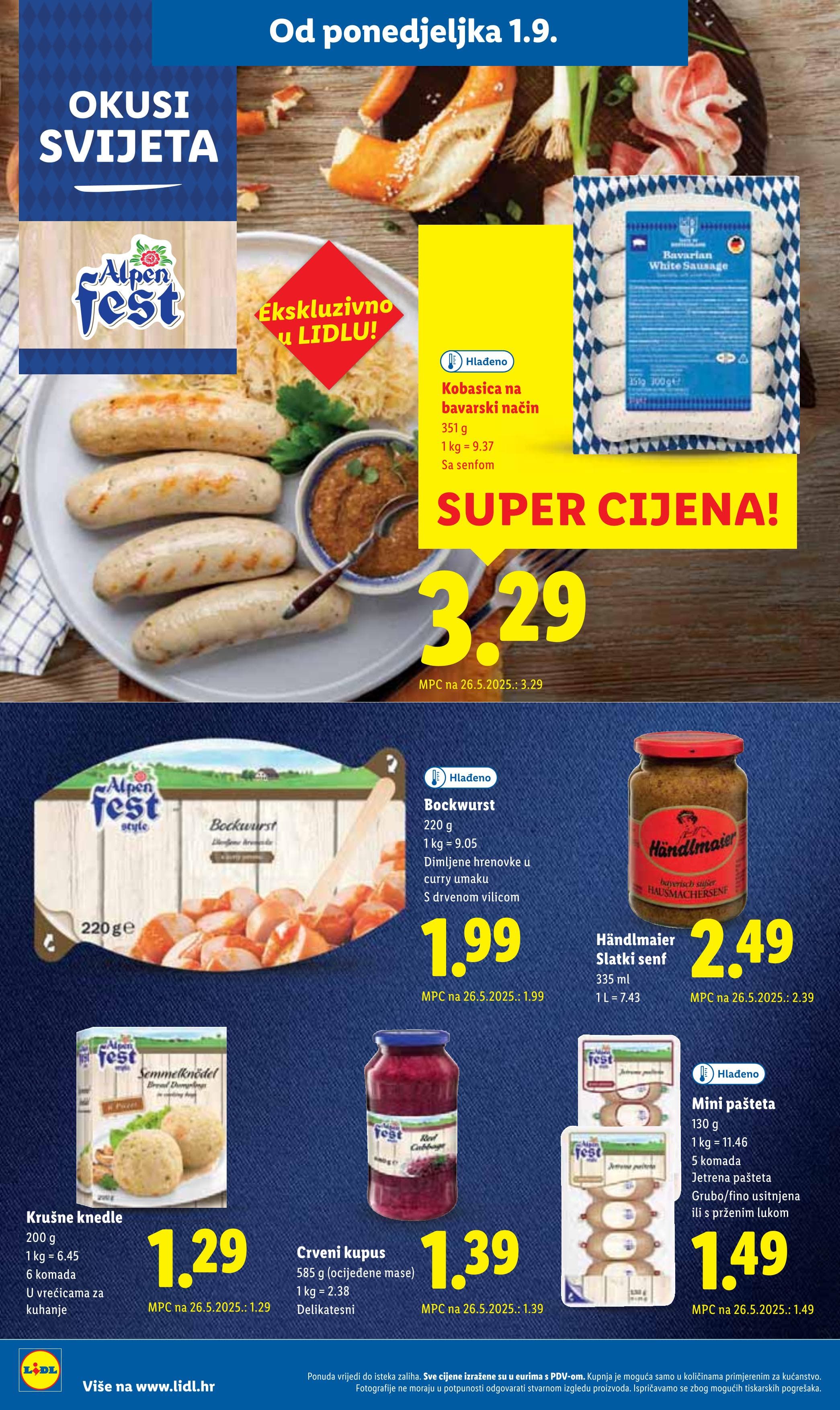 Page from catalog: Akcijska ponuda