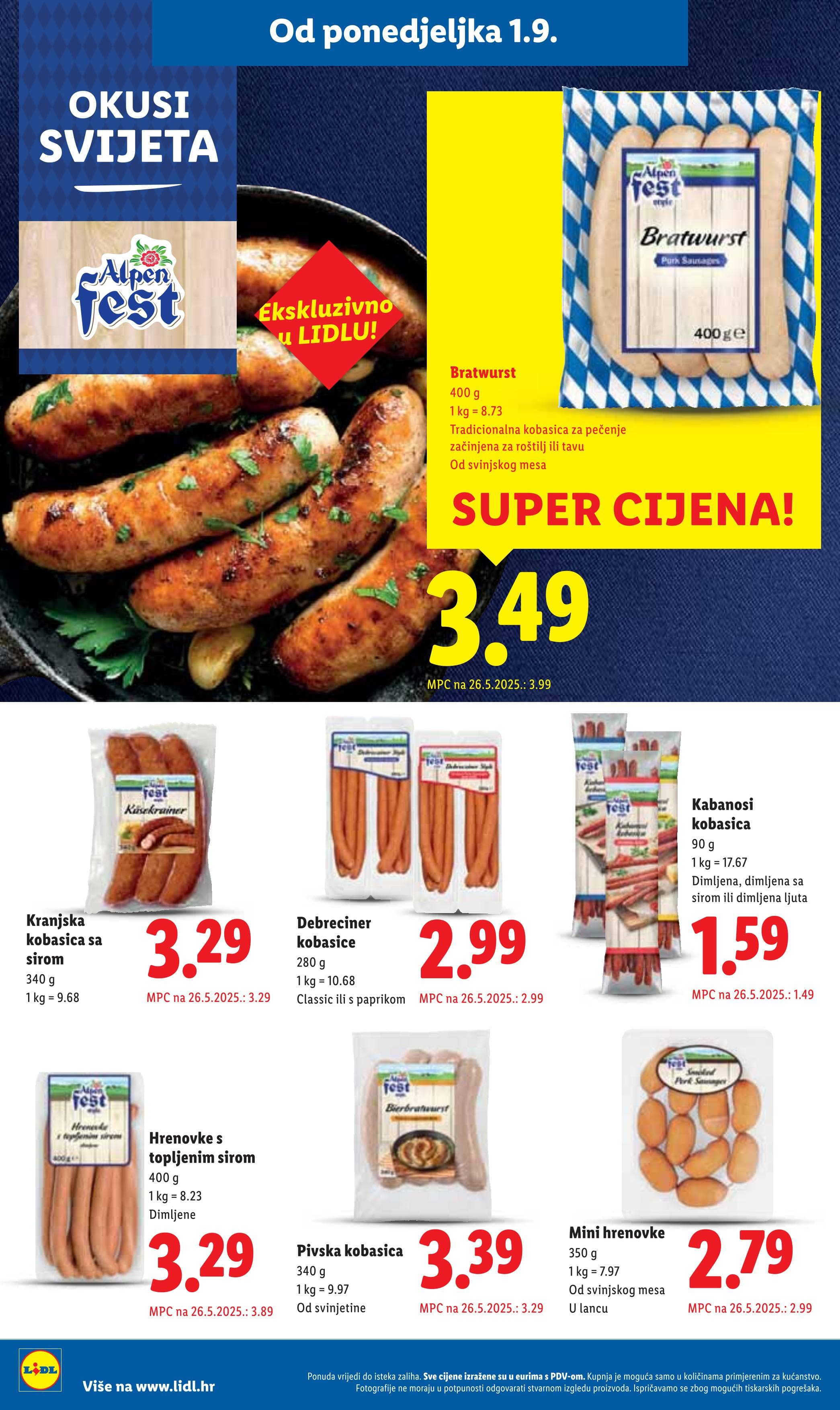 Page from catalog: Akcijska ponuda