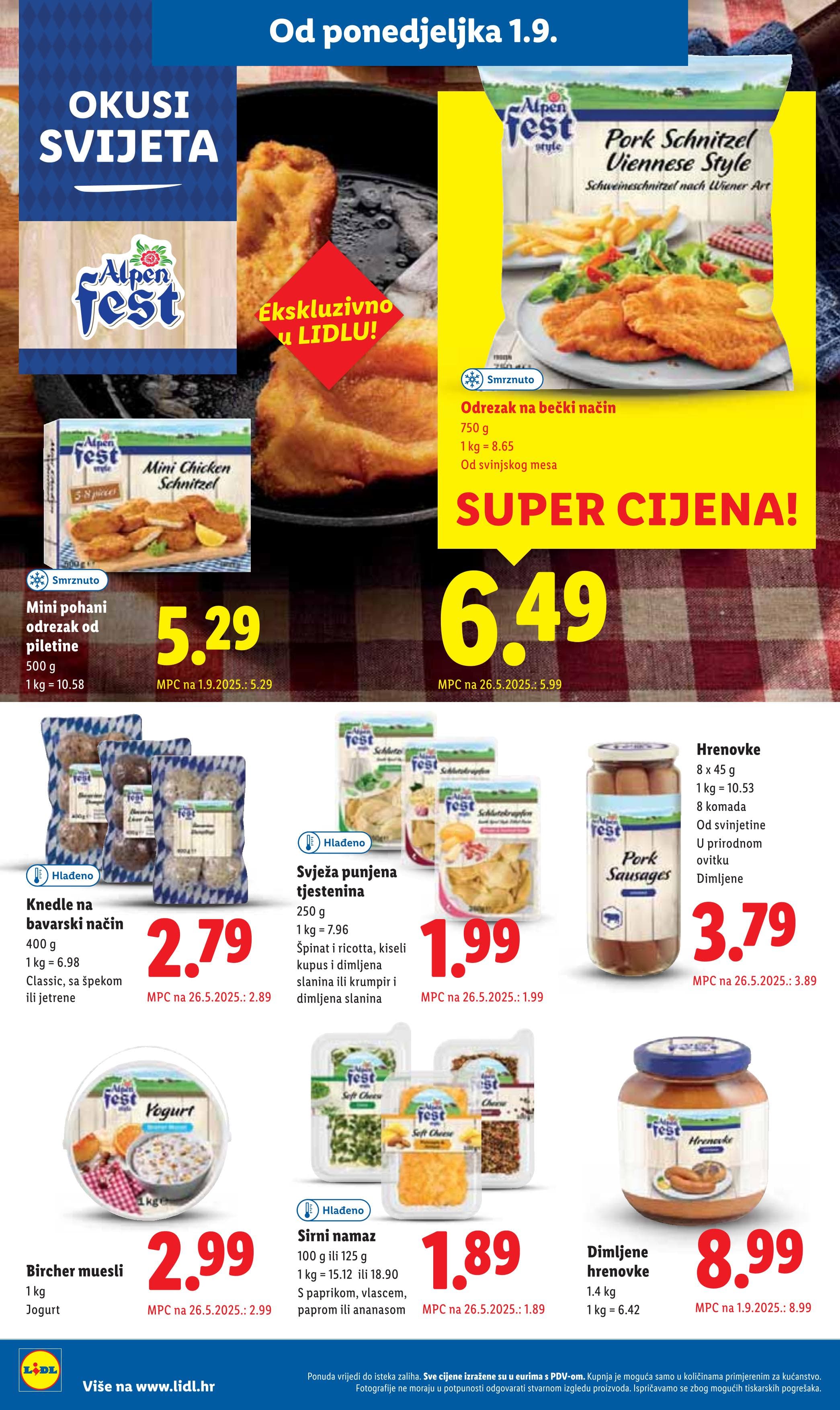 Page from catalog: Akcijska ponuda