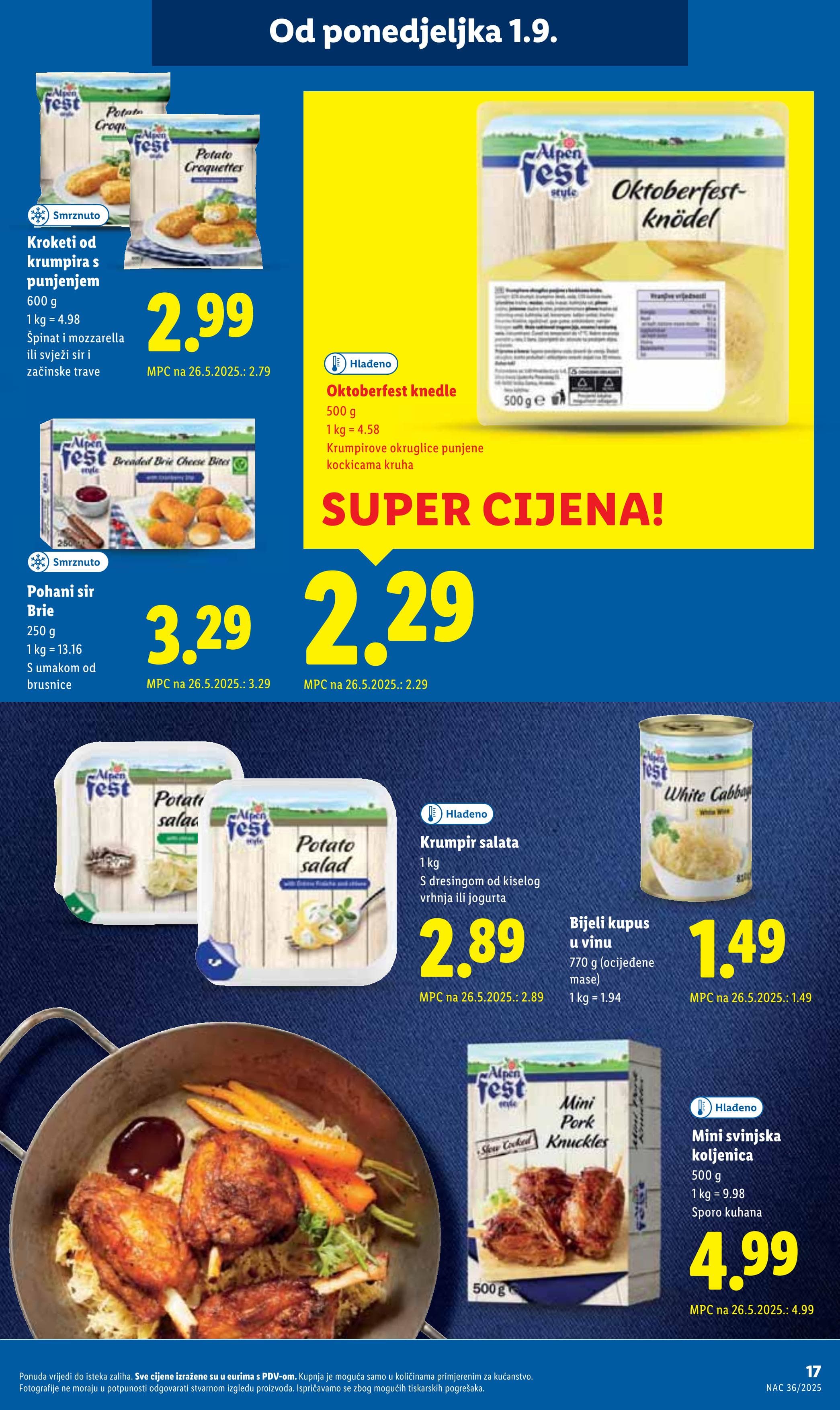 Page from catalog: Akcijska ponuda
