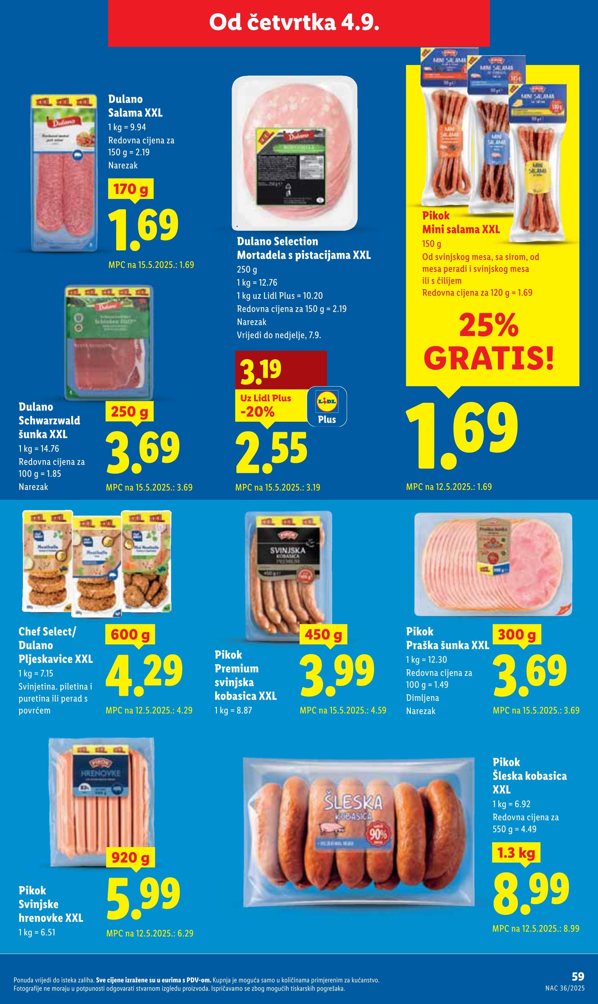 Page from catalog: Akcijska ponuda