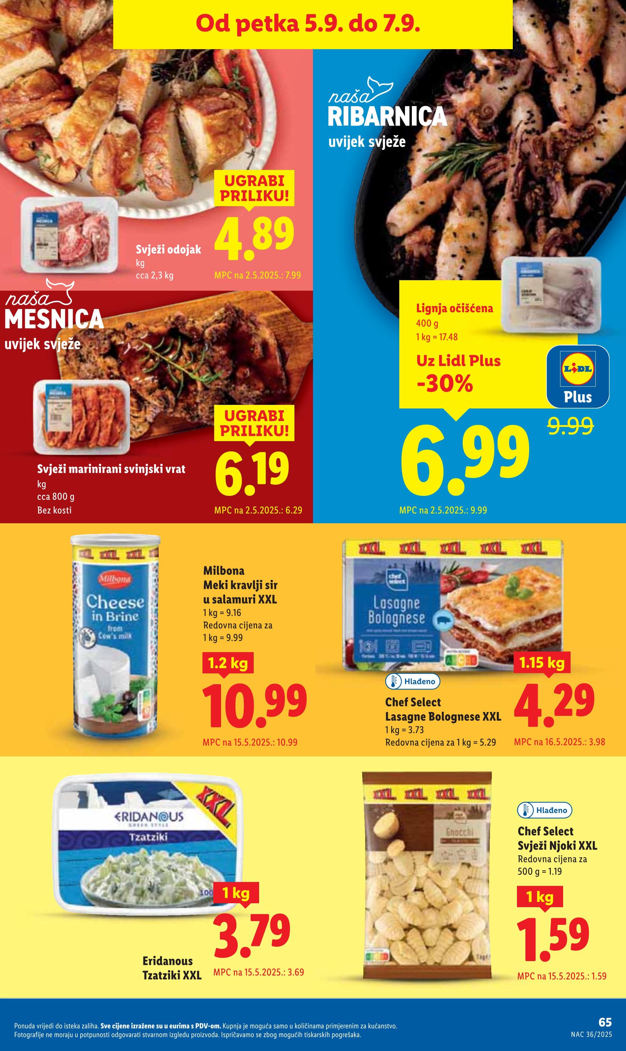 Page from catalog: Akcijska ponuda
