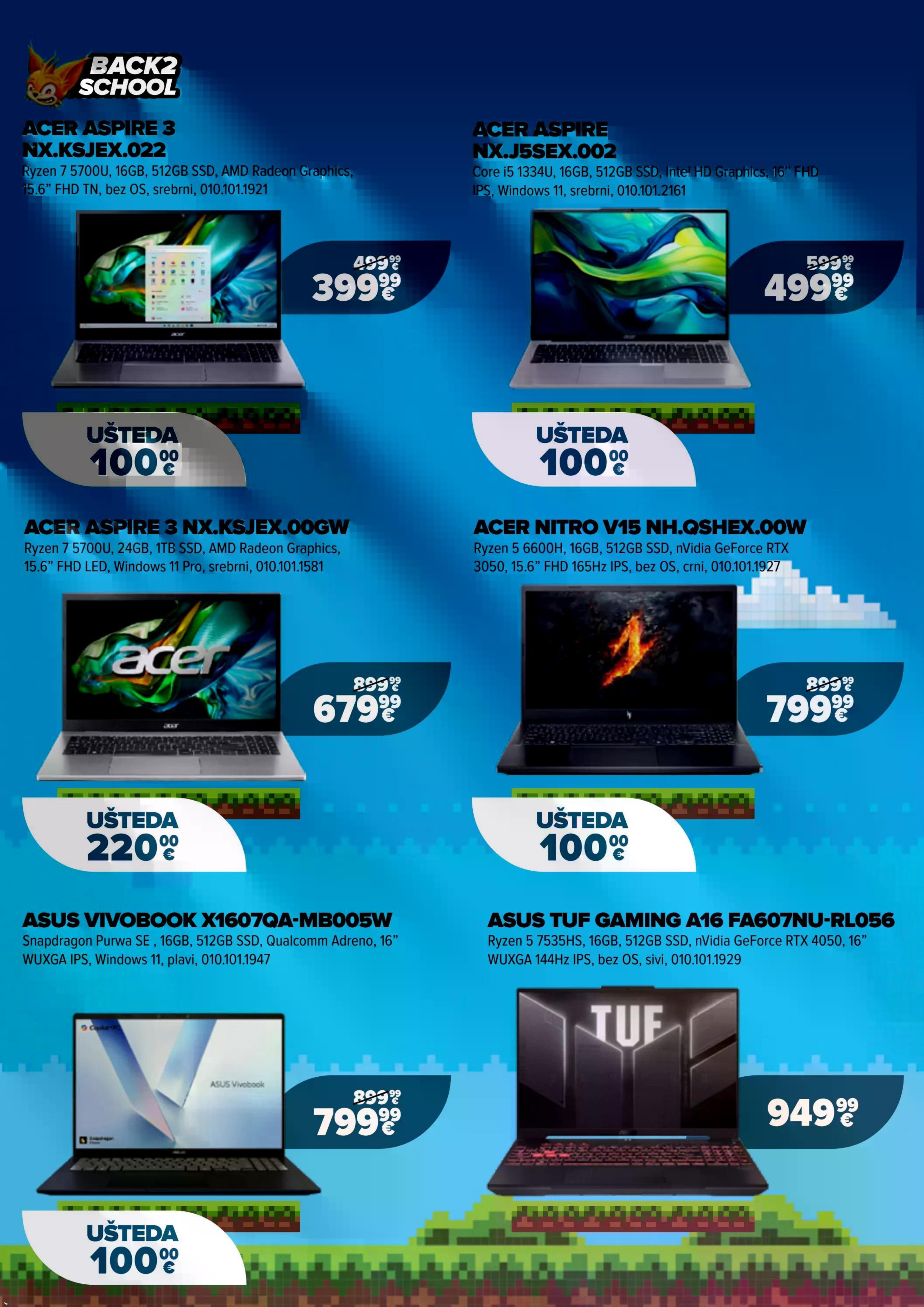 Page from catalog: Back2School