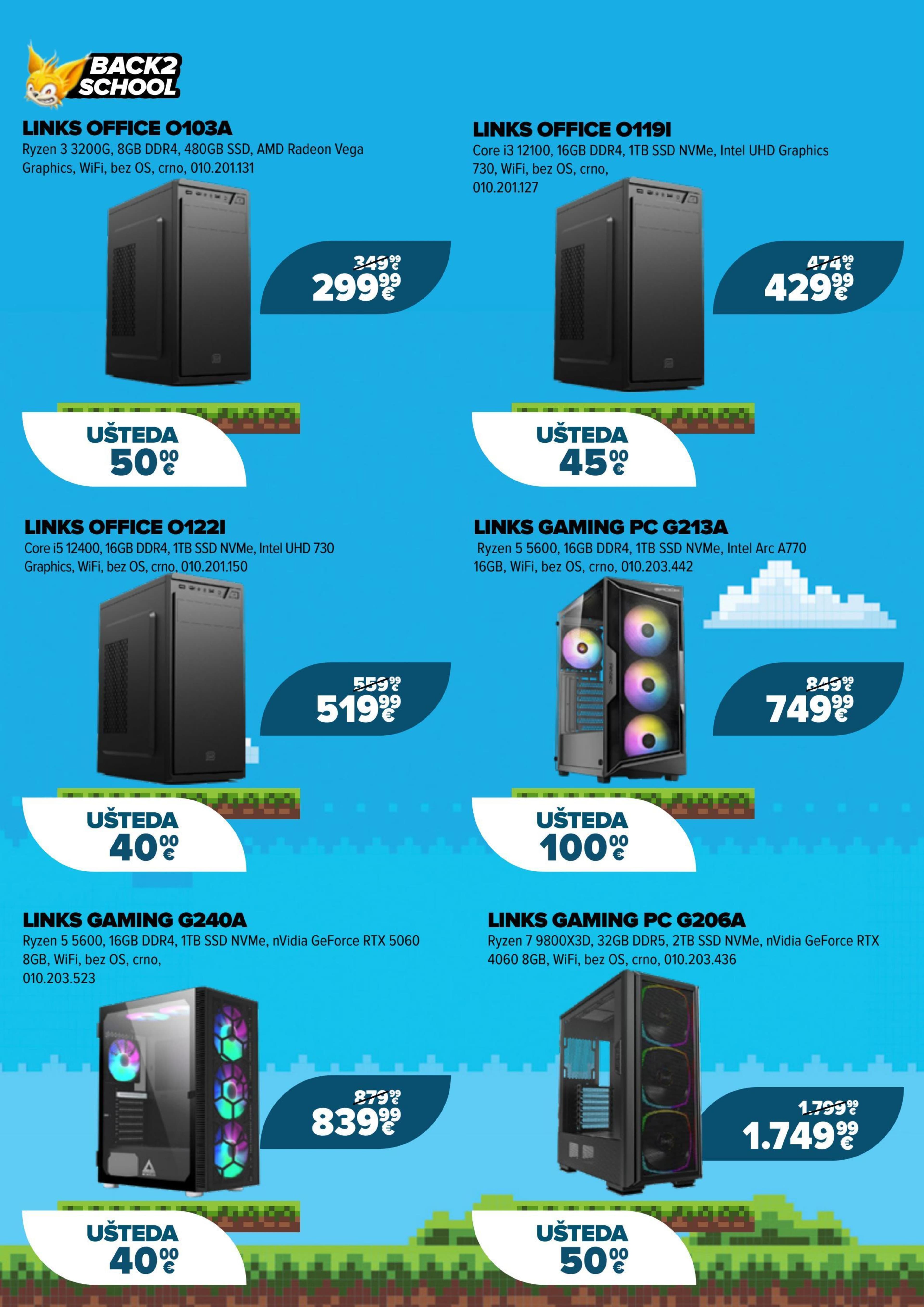Page from catalog: Back2School