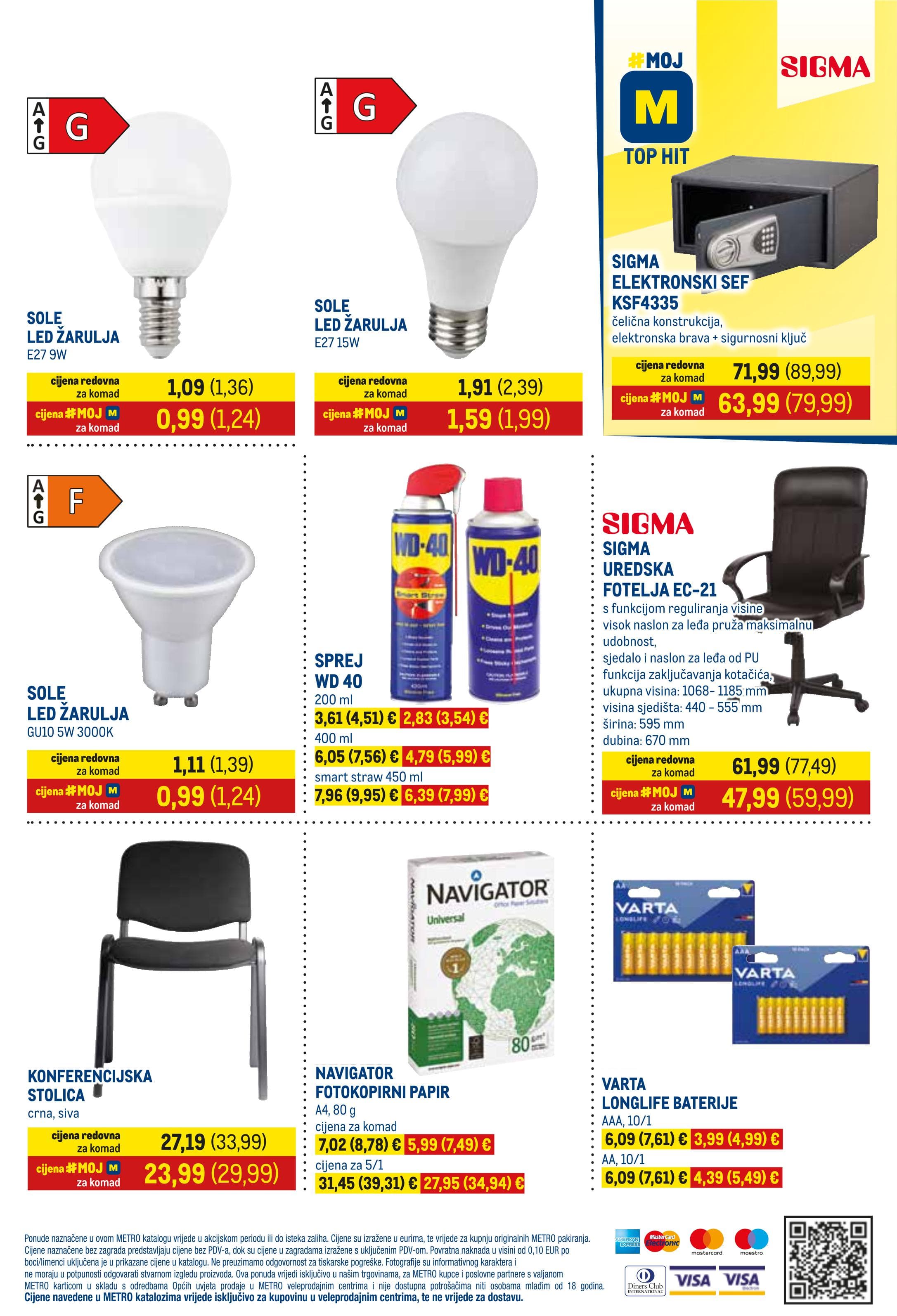 Page from catalog: Neprehrana