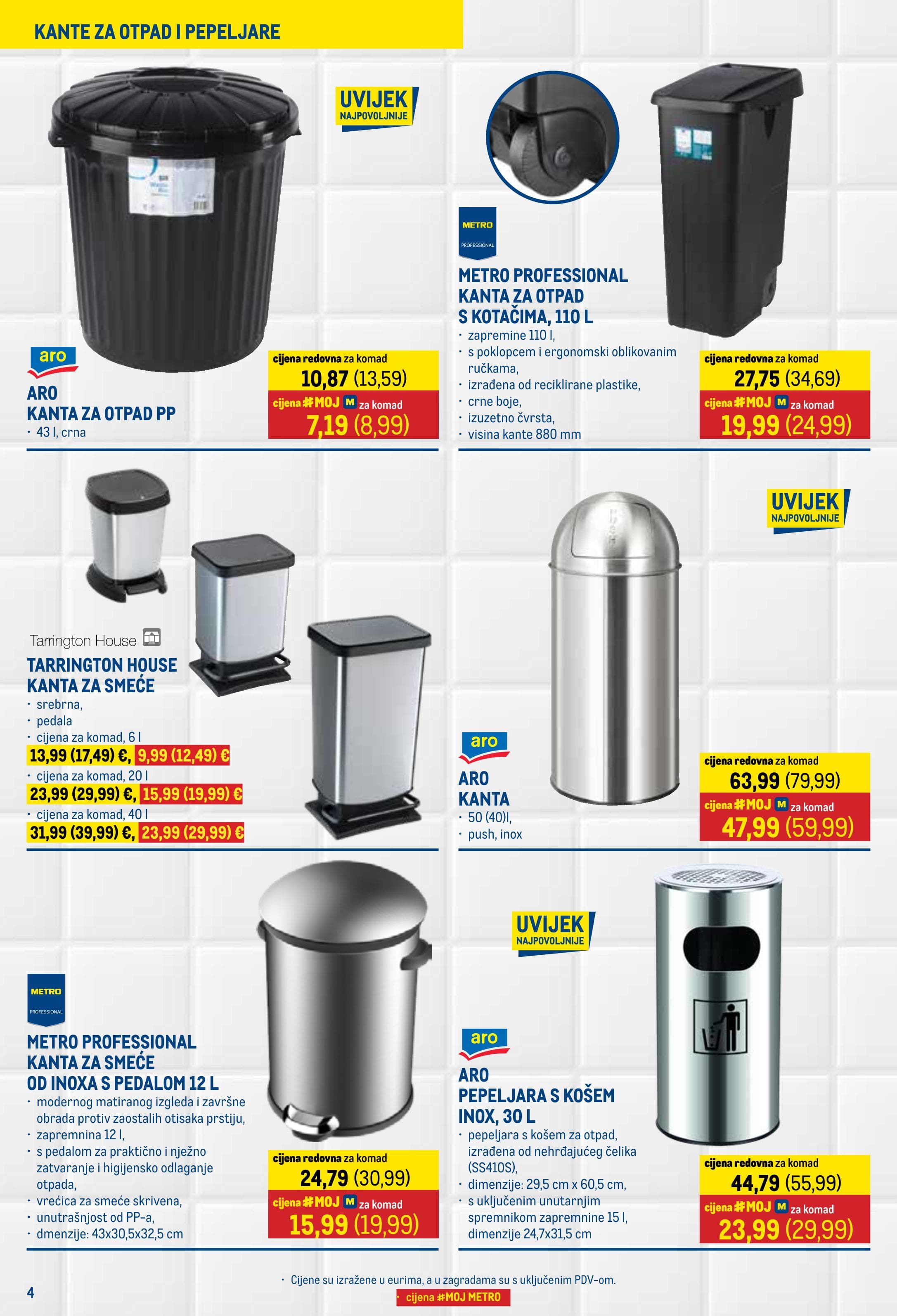 Page from catalog: Sve za čišćenje