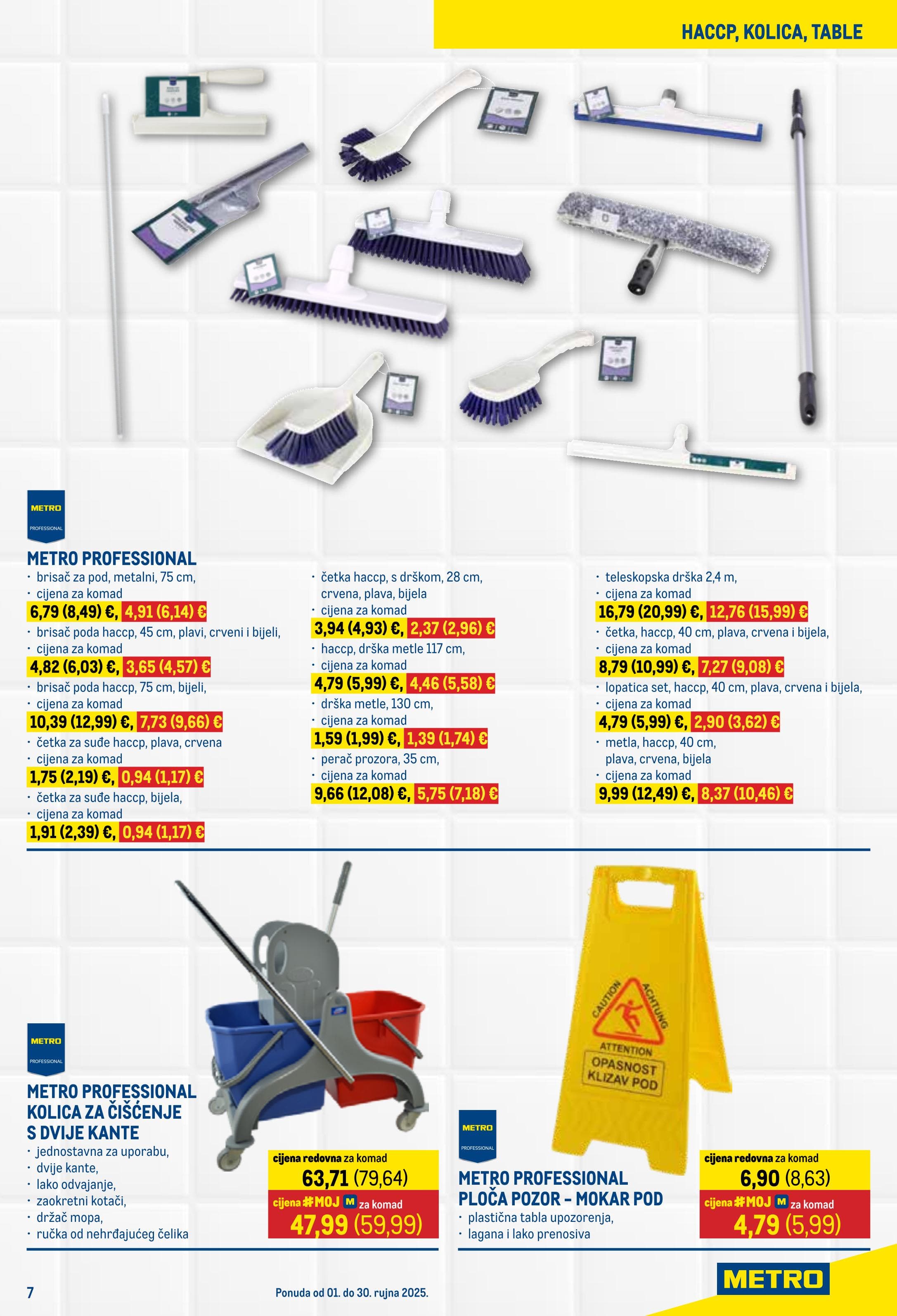 Page from catalog: Sve za čišćenje