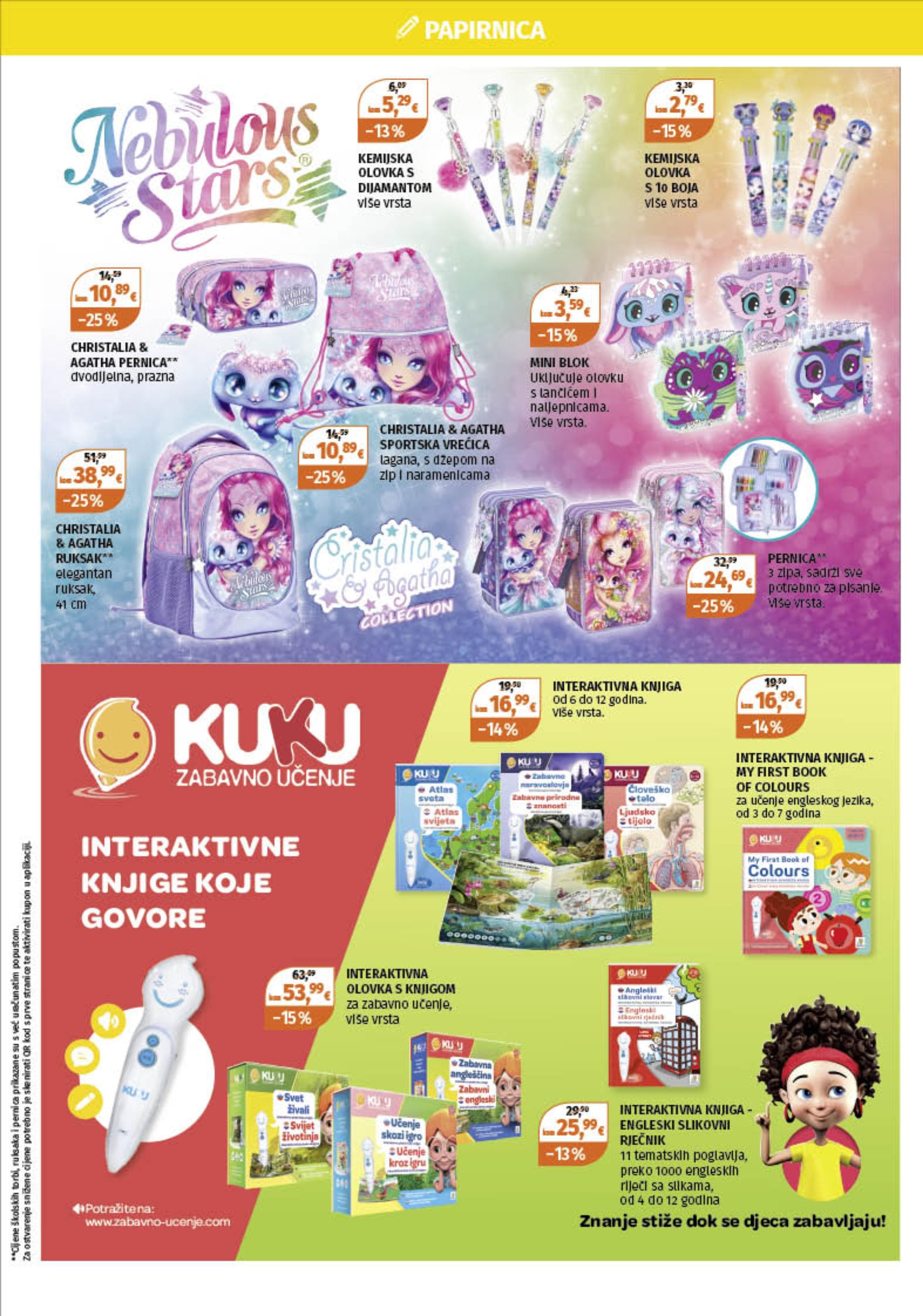 Page from catalog: Spremni za školu