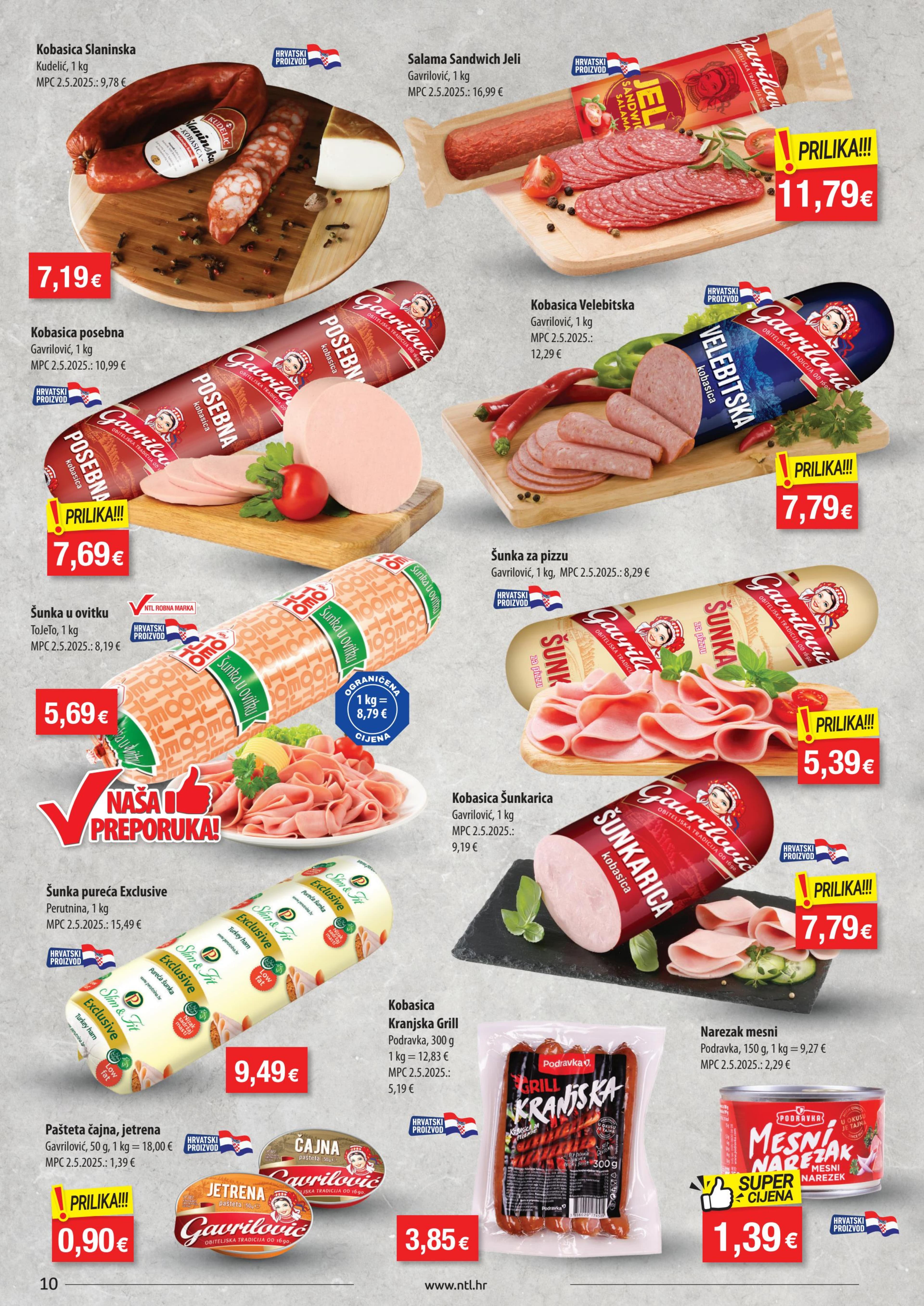 Page from catalog: Akcijska ponuda