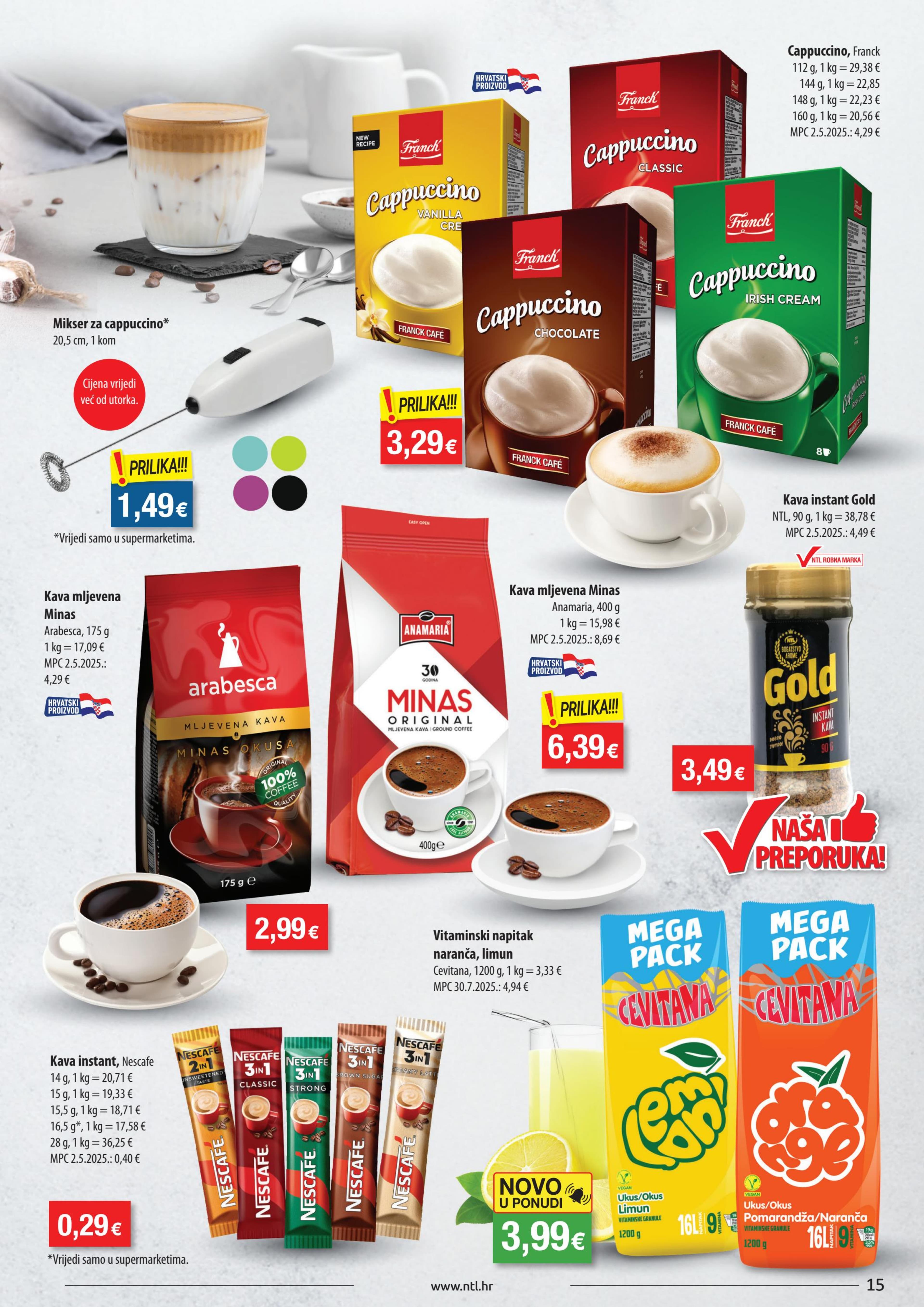 Page from catalog: Akcijska ponuda