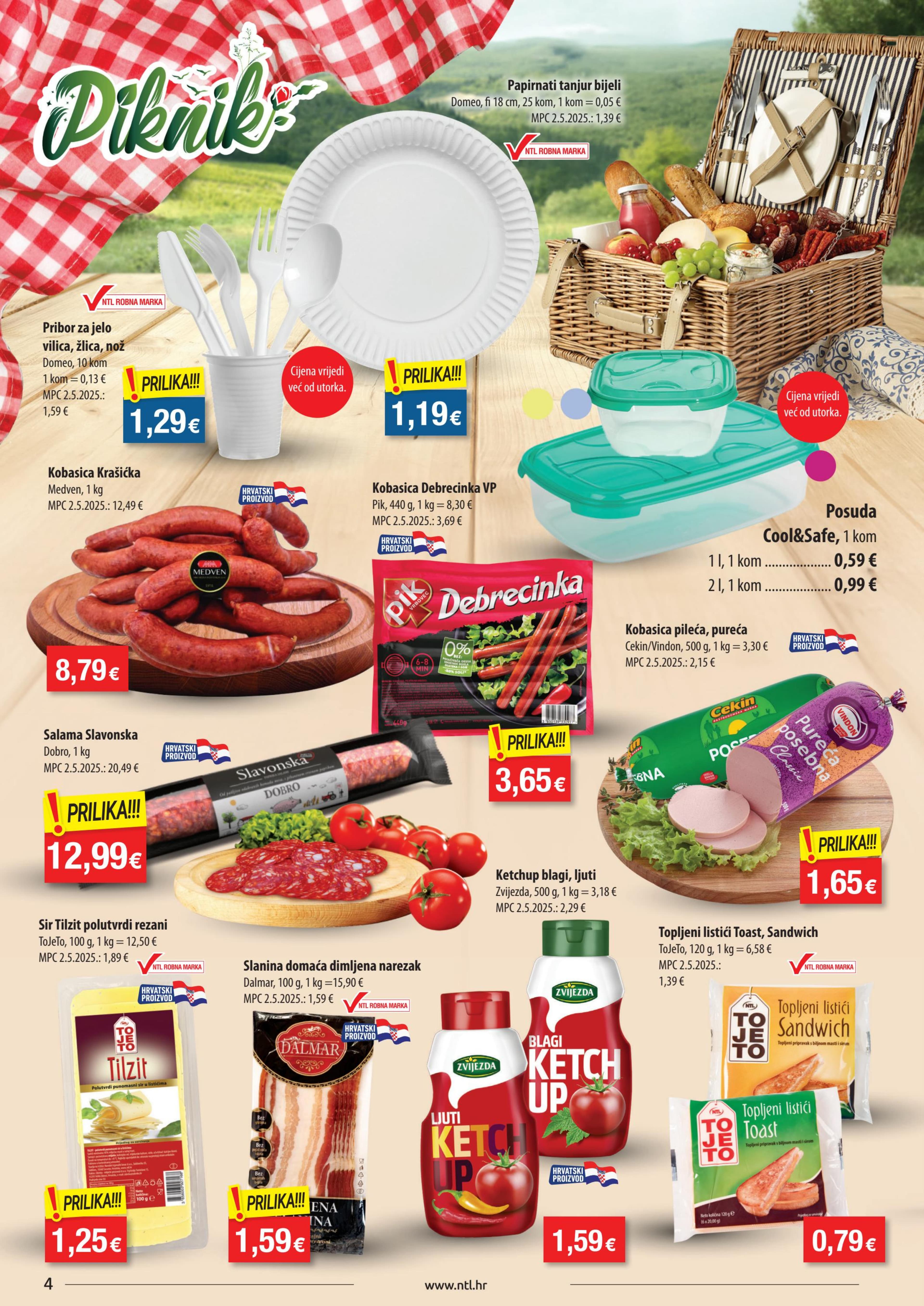 Page from catalog: Akcijska ponuda