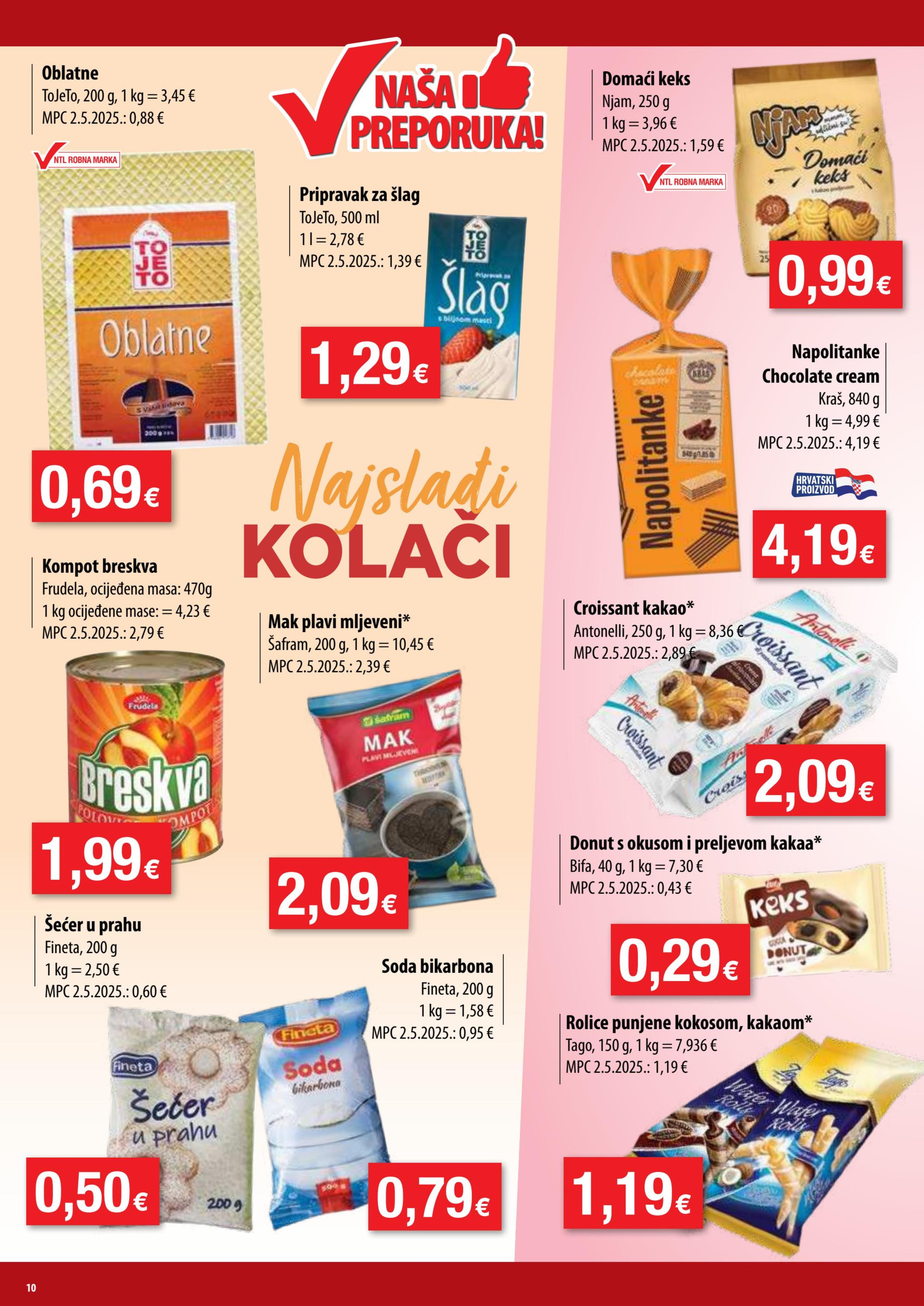 Page from catalog: Akcijska ponuda