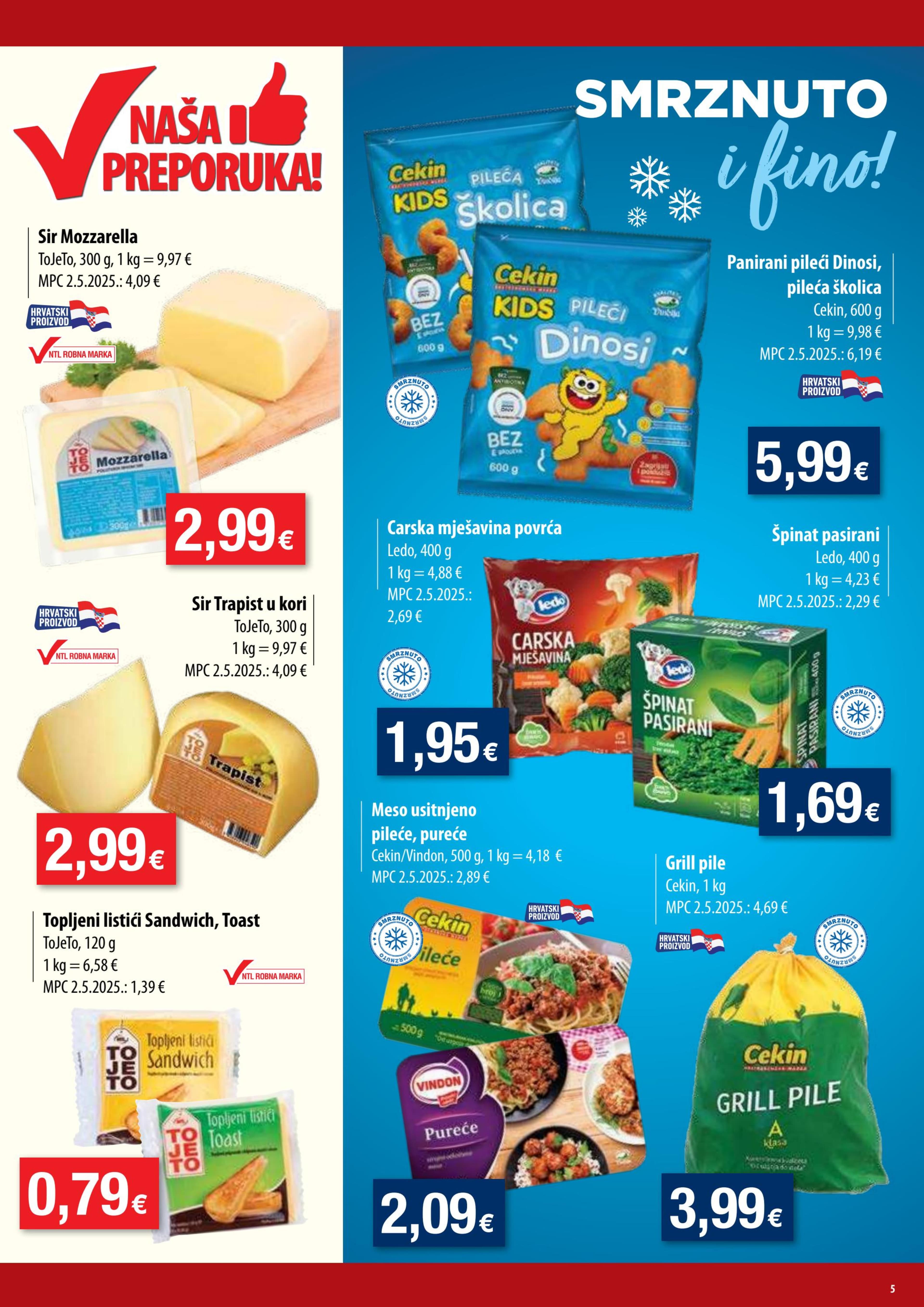 Page from catalog: Akcijska ponuda
