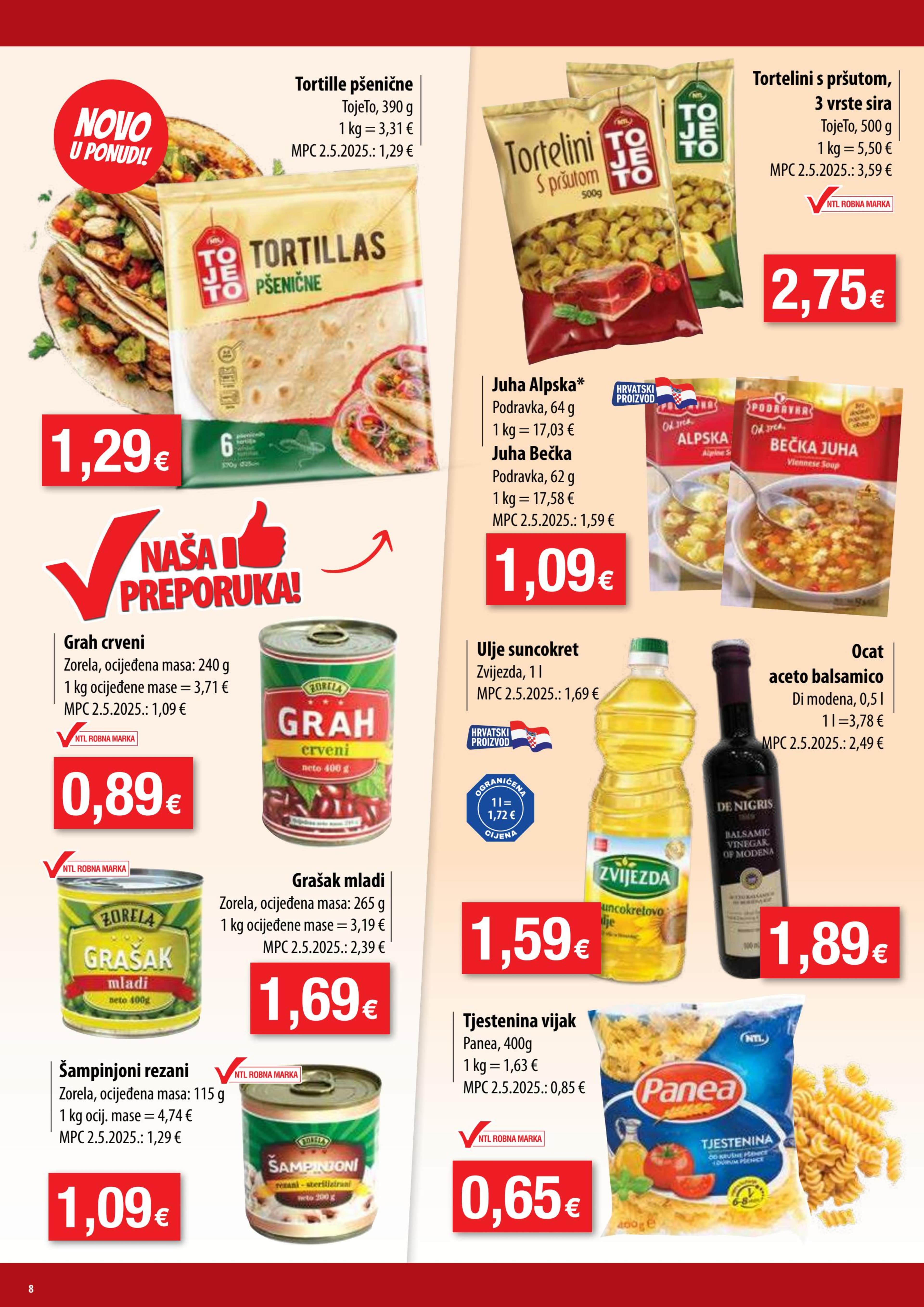 Page from catalog: Akcijska ponuda