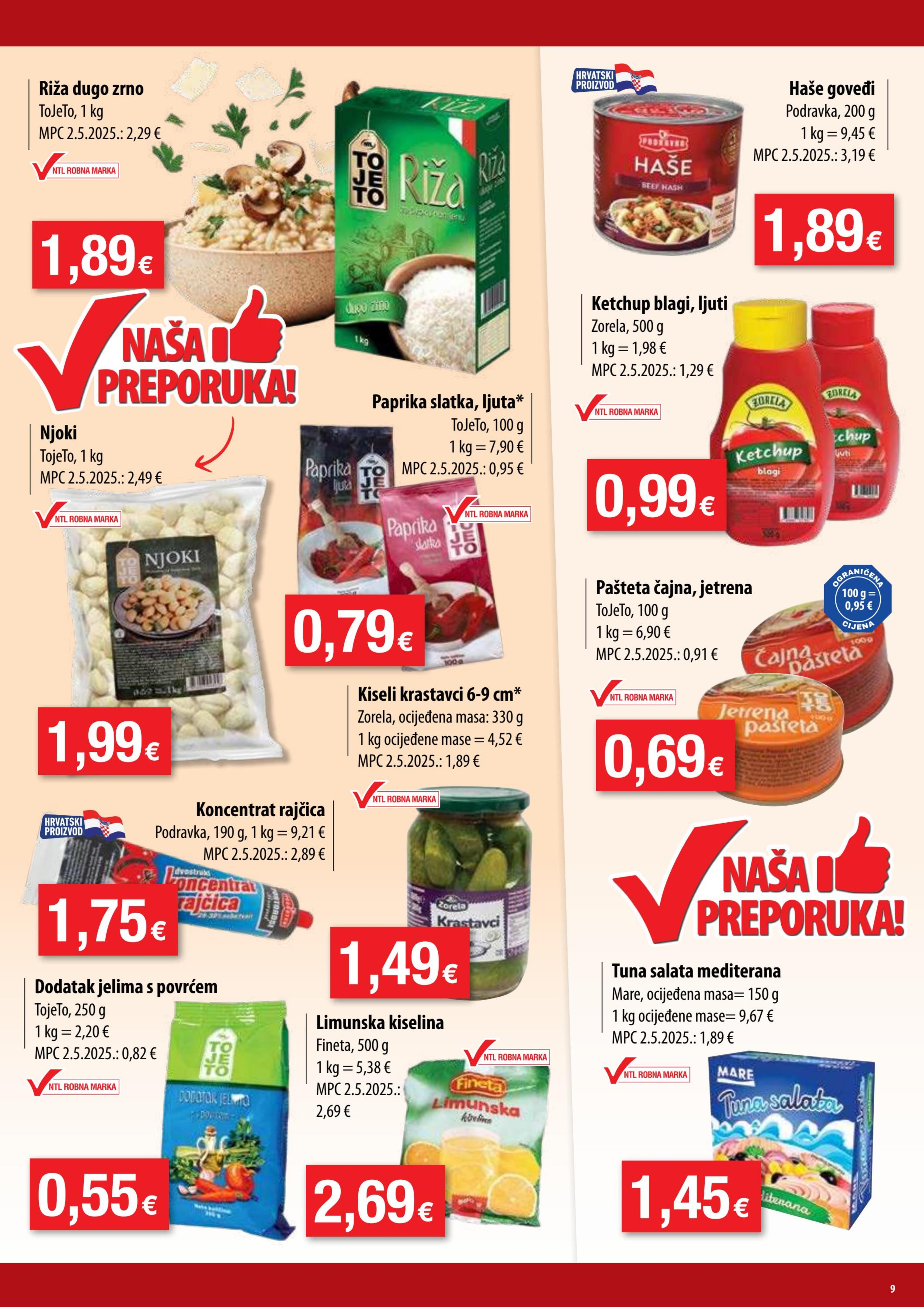 Page from catalog: Akcijska ponuda
