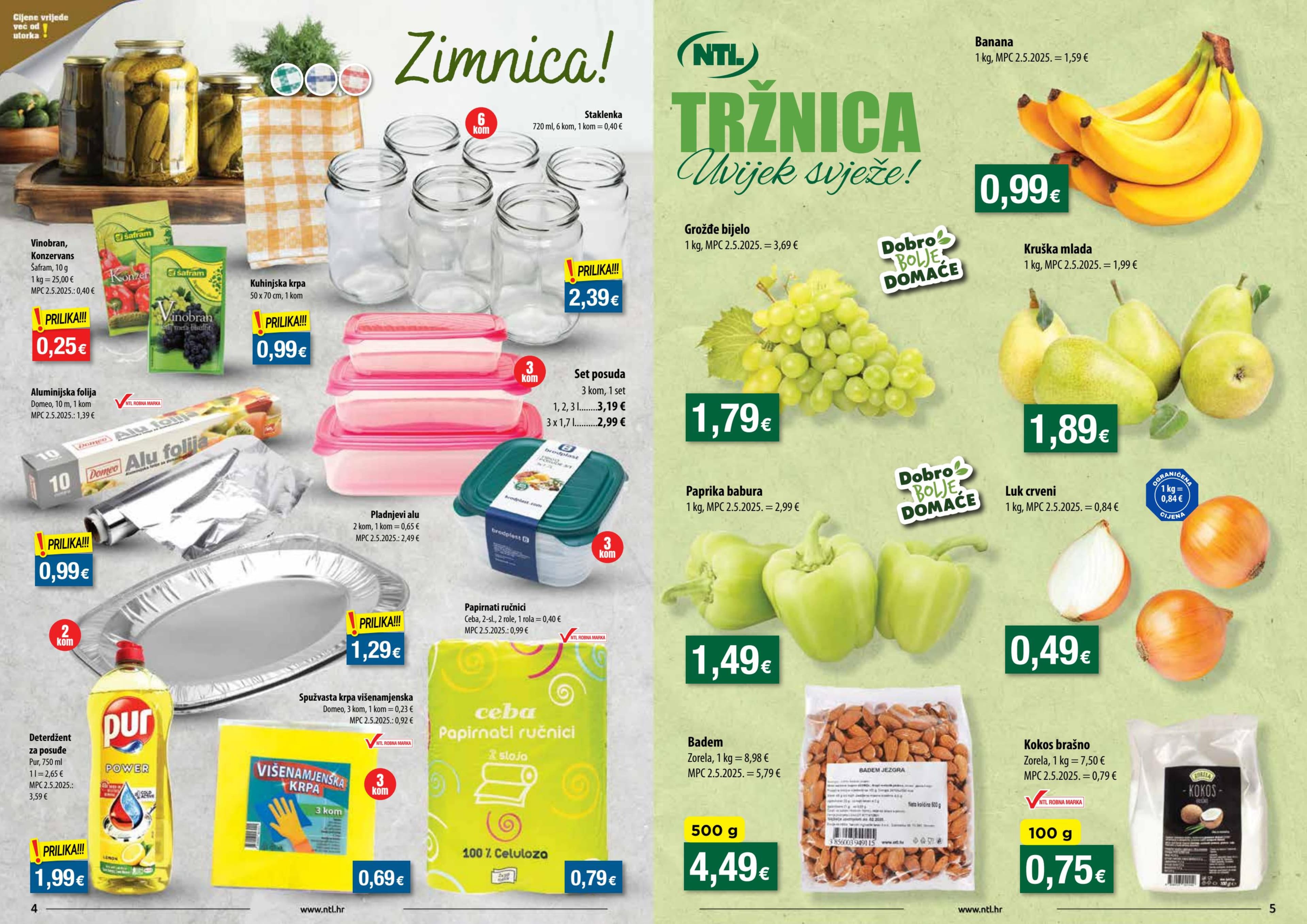 Page from catalog: Akcijska ponuda