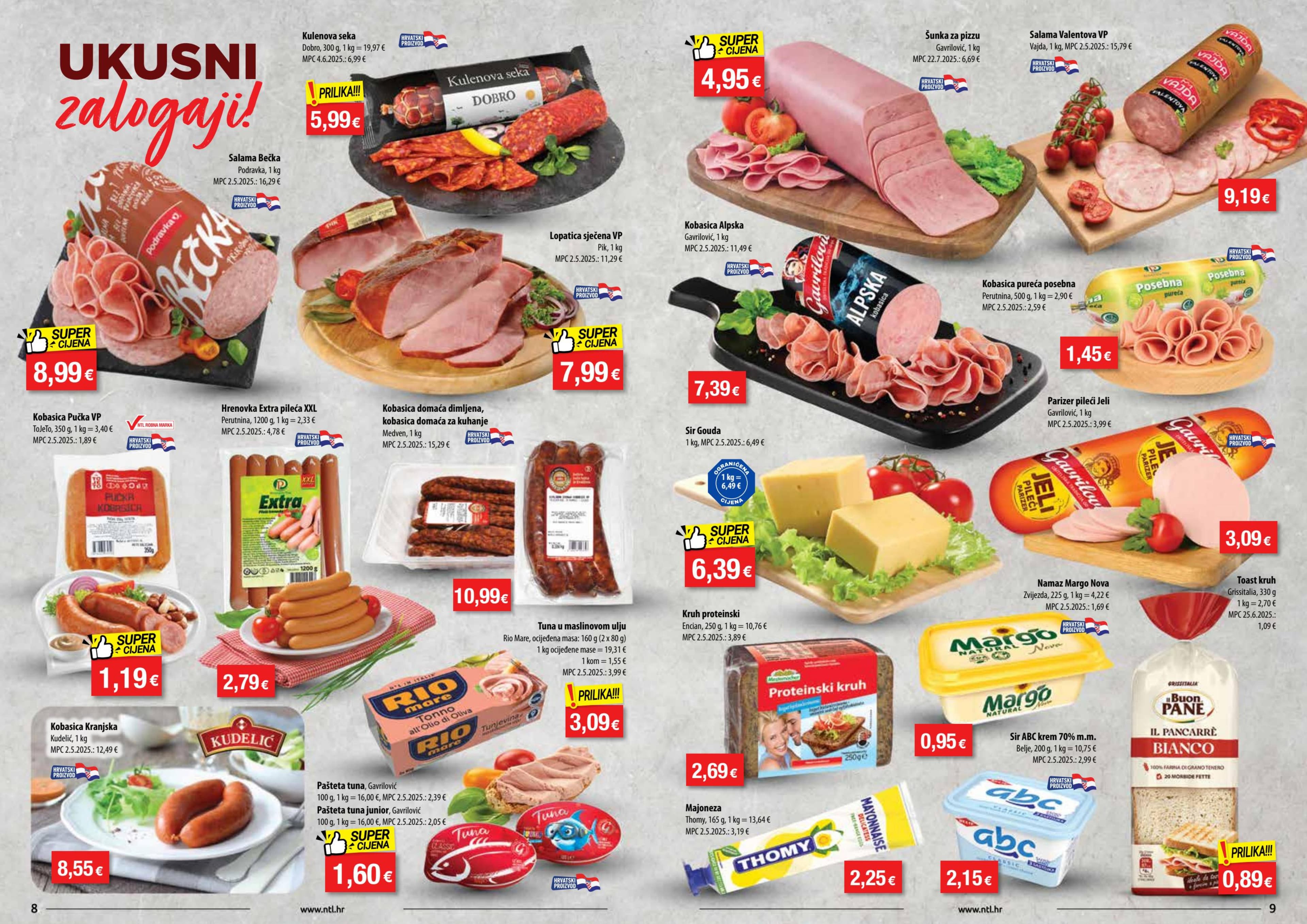 Page from catalog: Akcijska ponuda