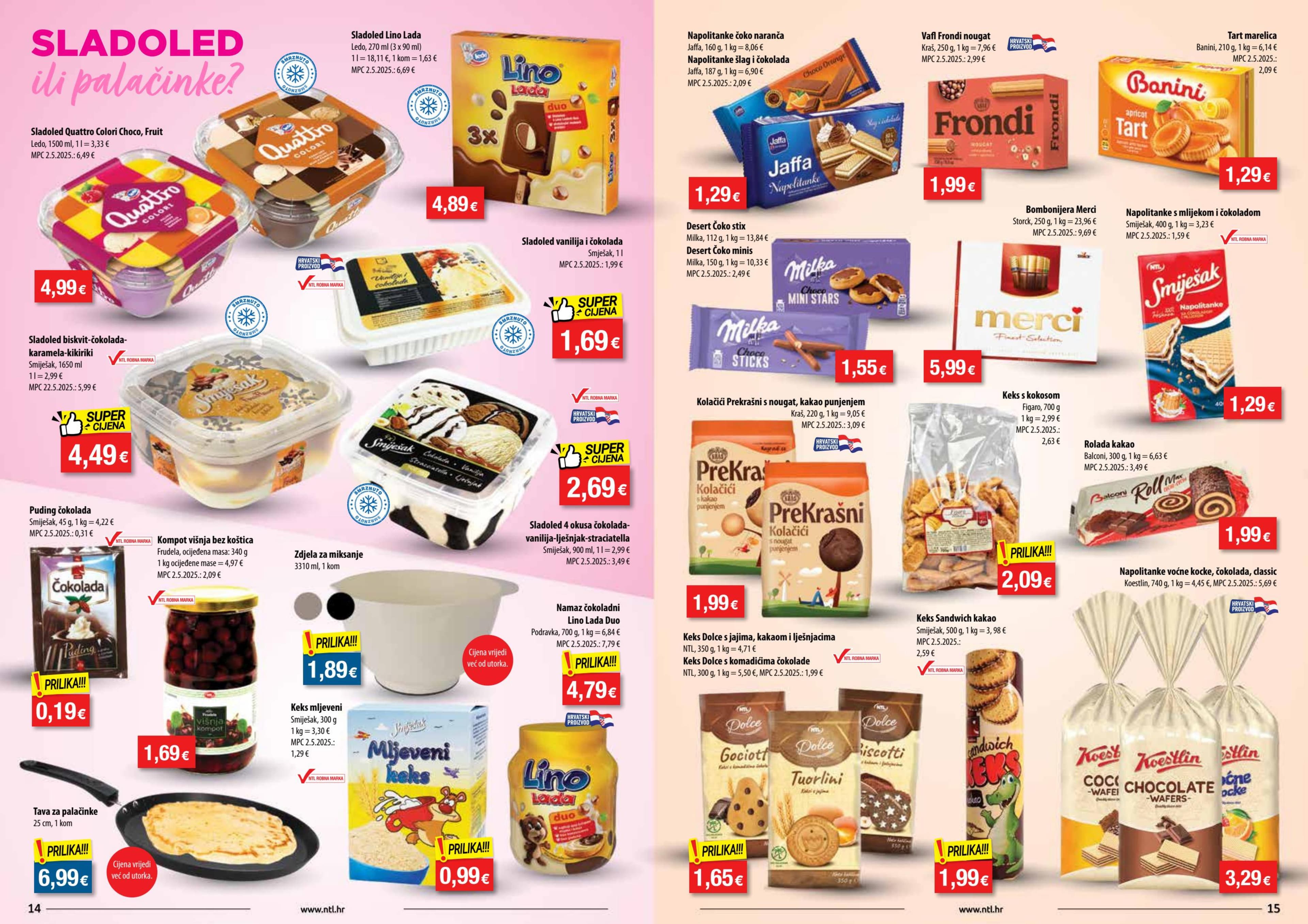 Page from catalog: Akcijska ponuda