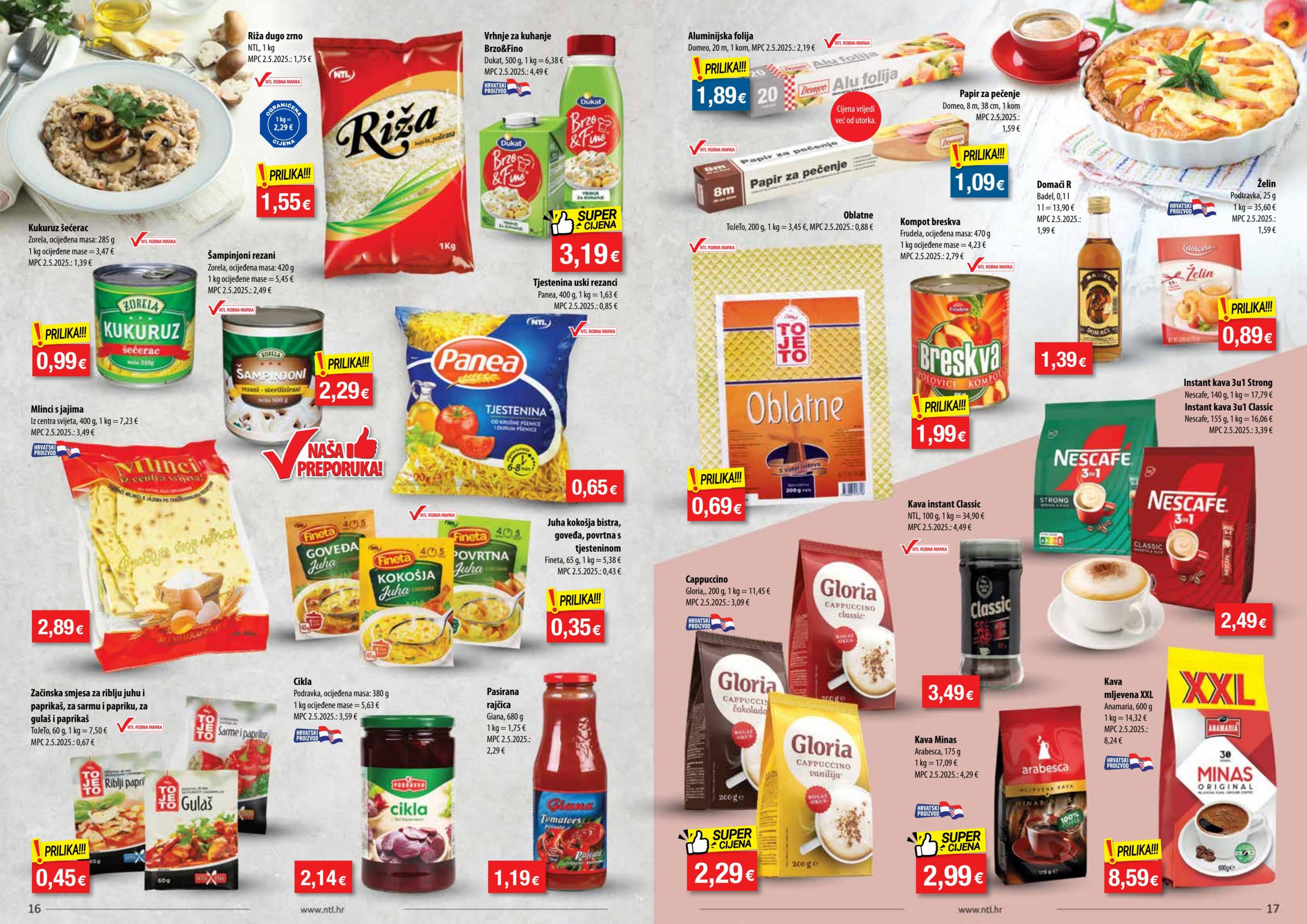 Page from catalog: Akcijska ponuda