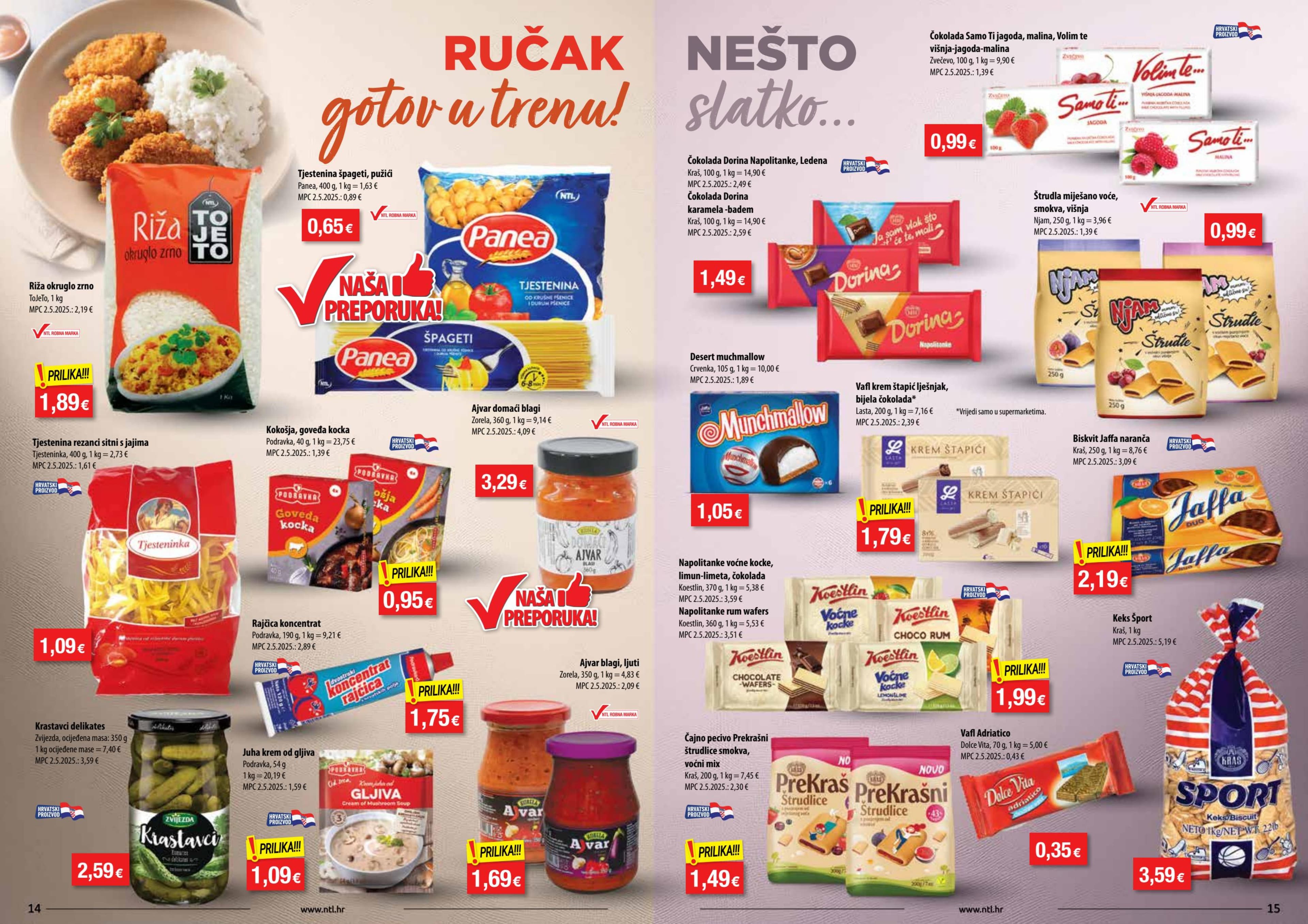 Page from catalog: Akcijska ponuda