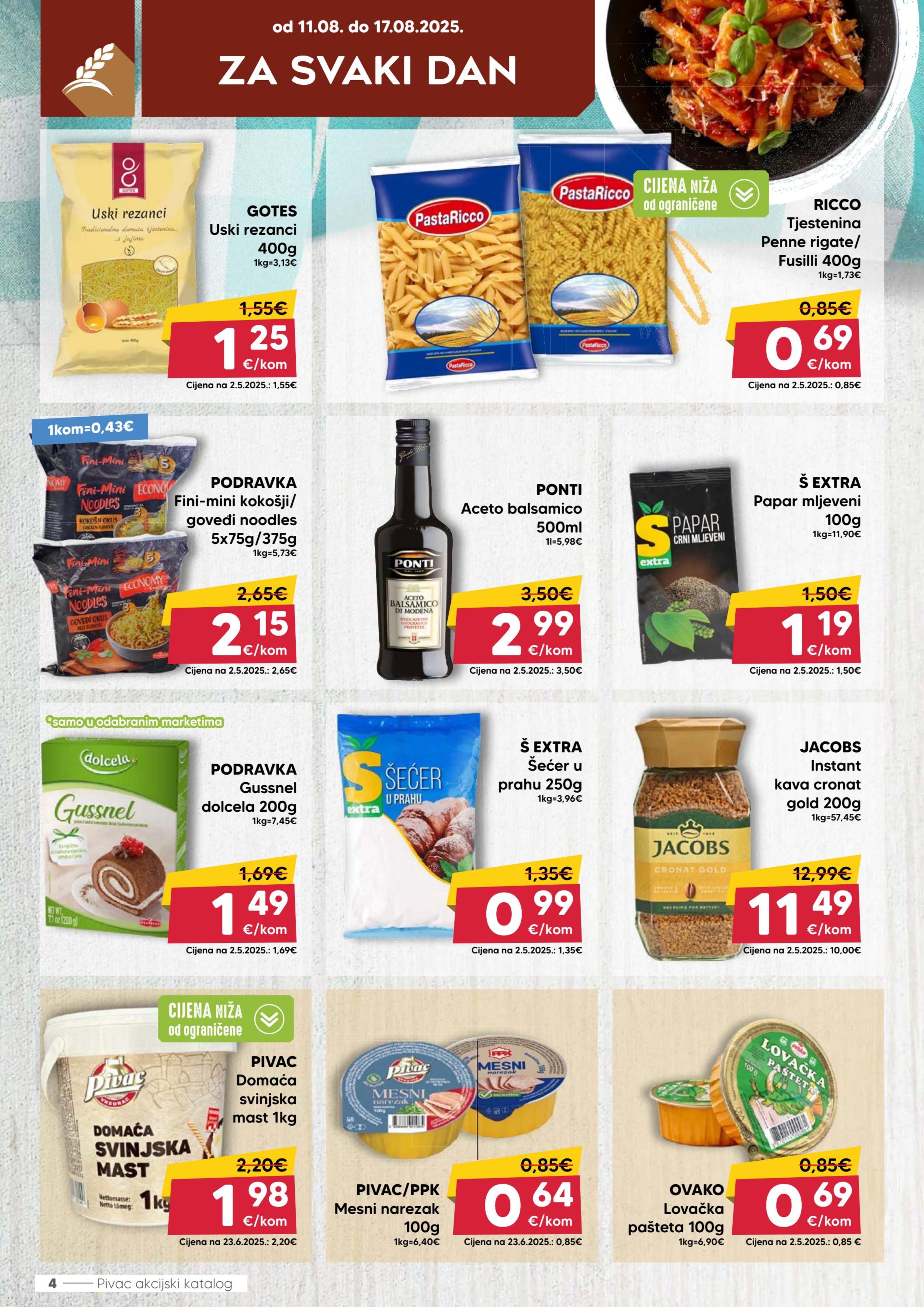 Page from catalog: Akcijska ponuda