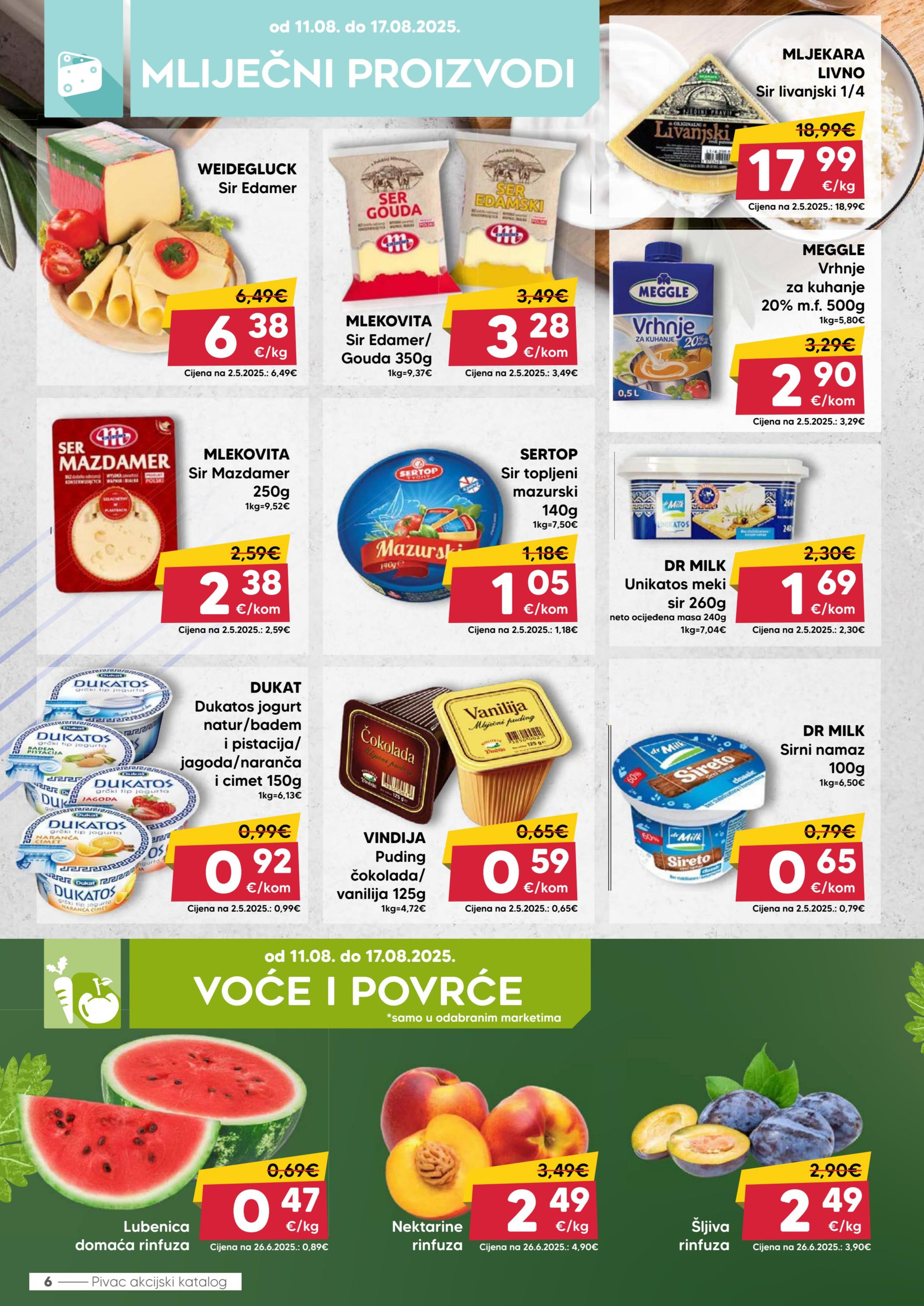 Page from catalog: Akcijska ponuda