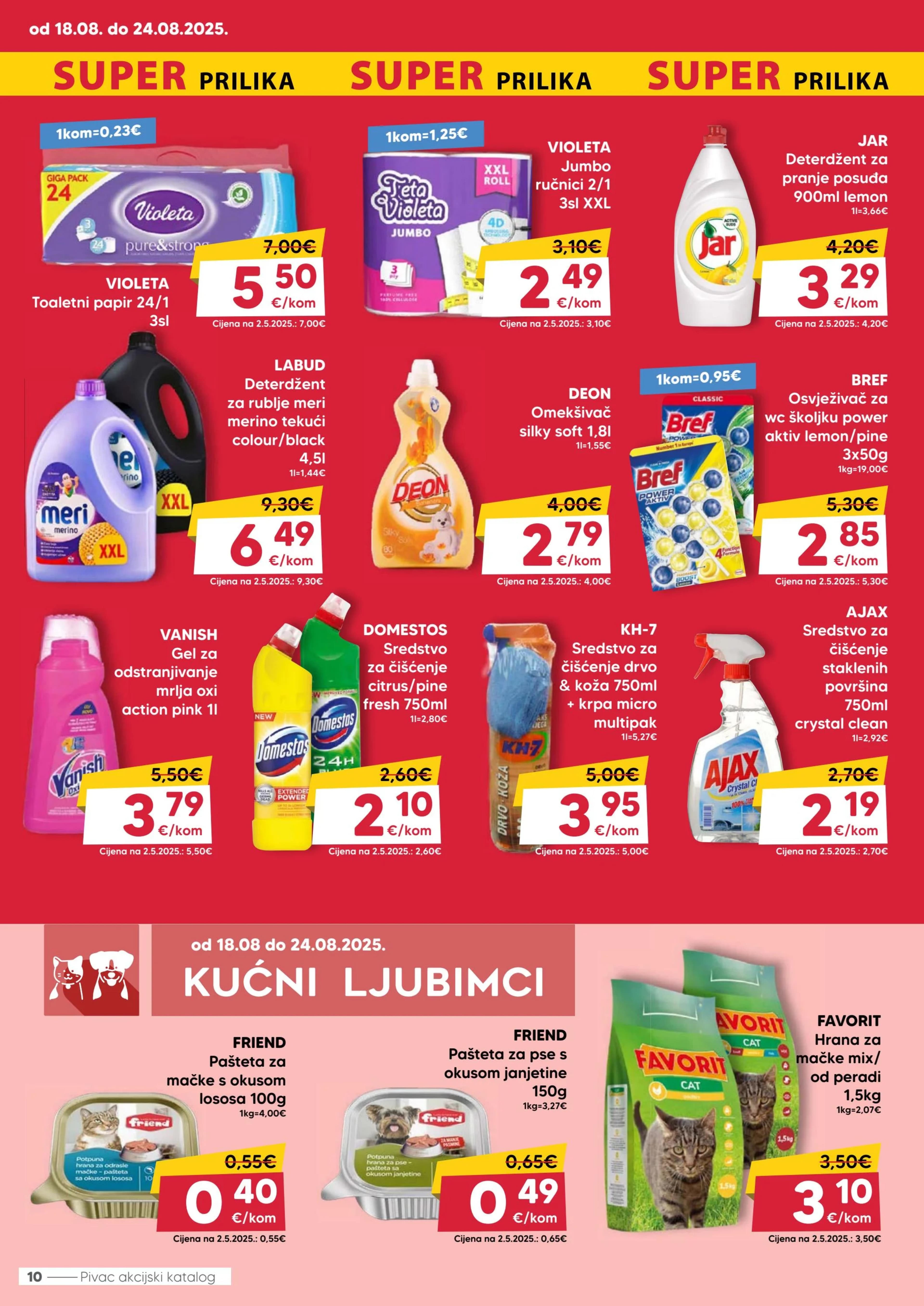 Page from catalog: Akcijska ponuda