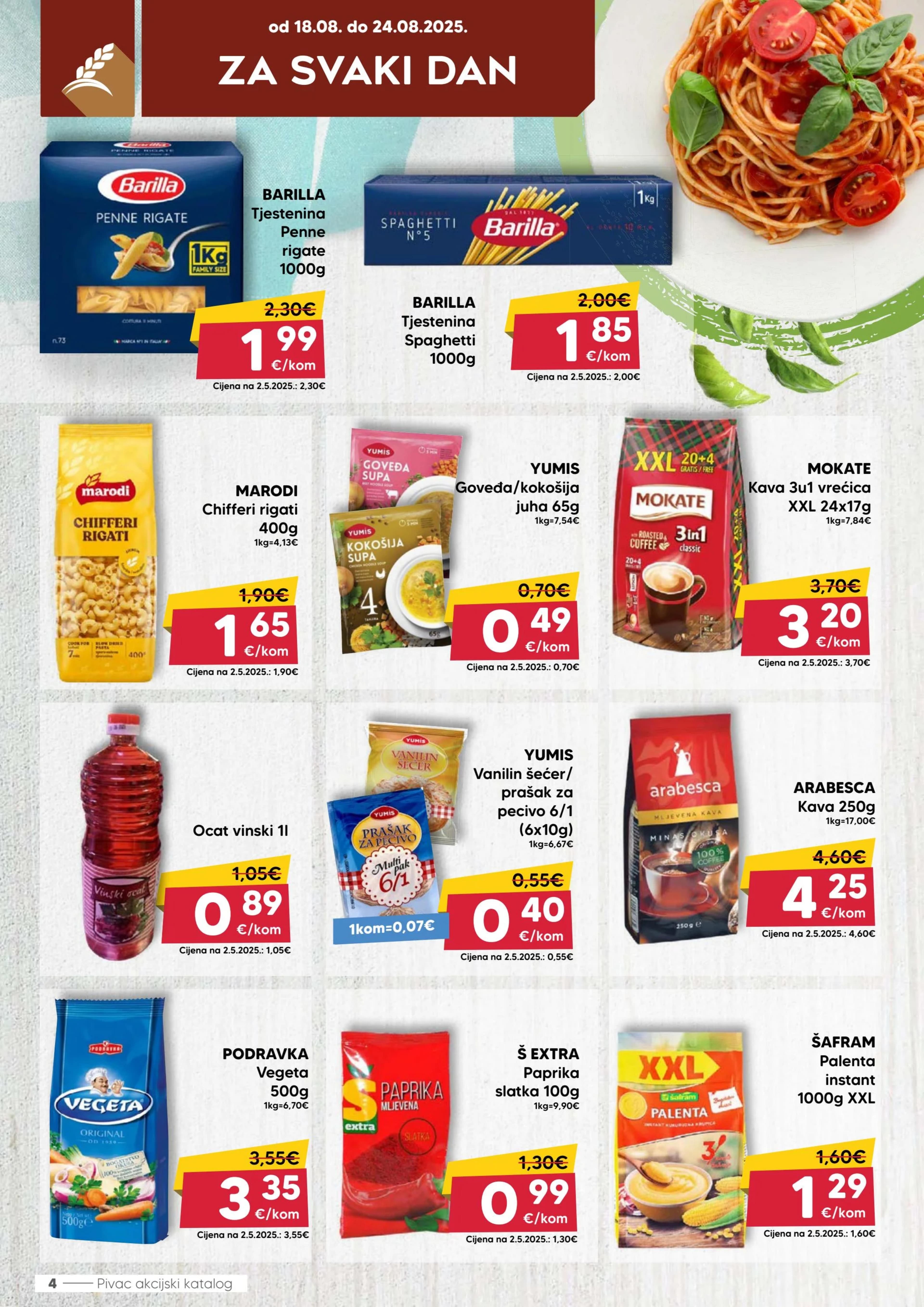 Page from catalog: Akcijska ponuda