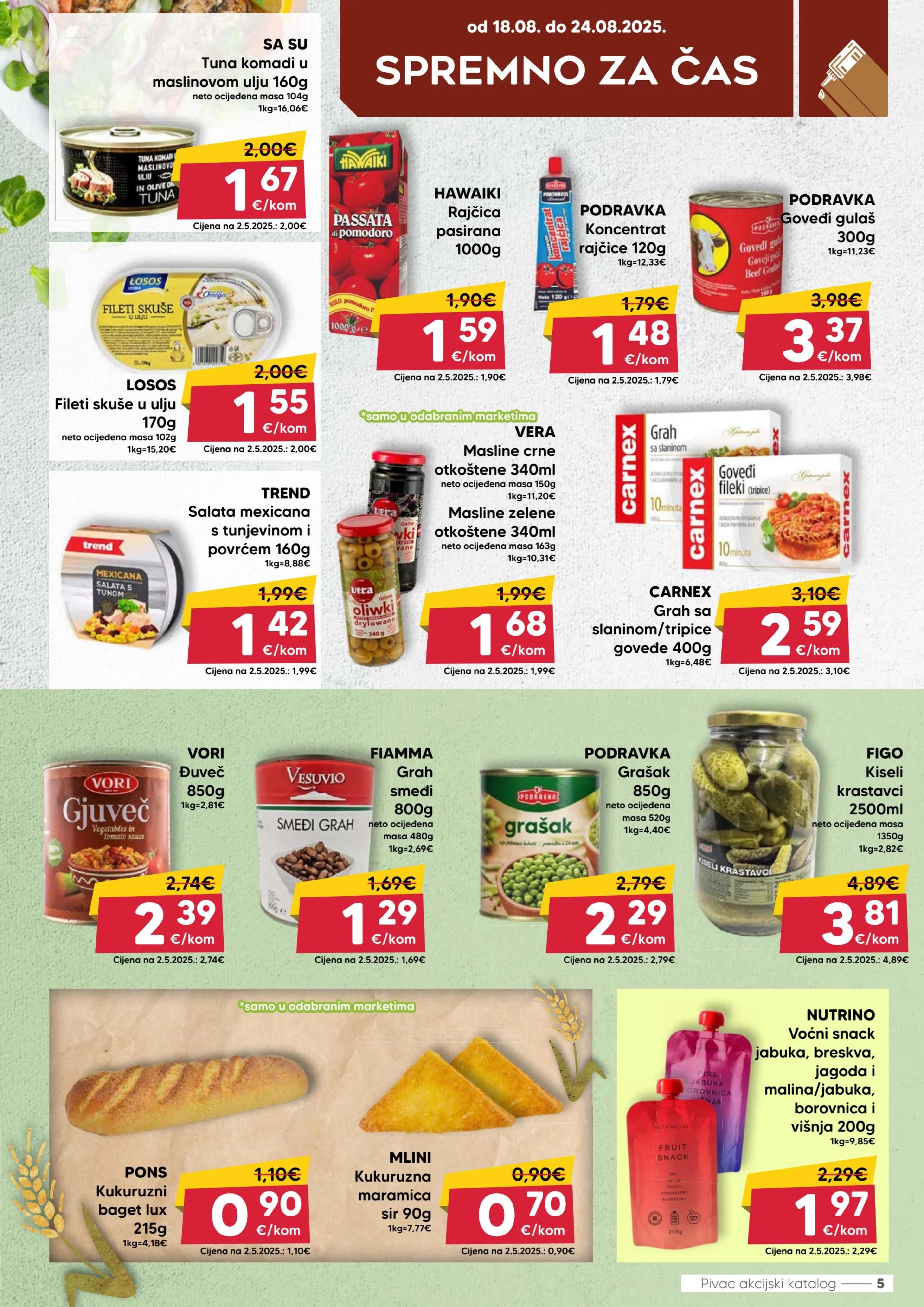 Page from catalog: Akcijska ponuda