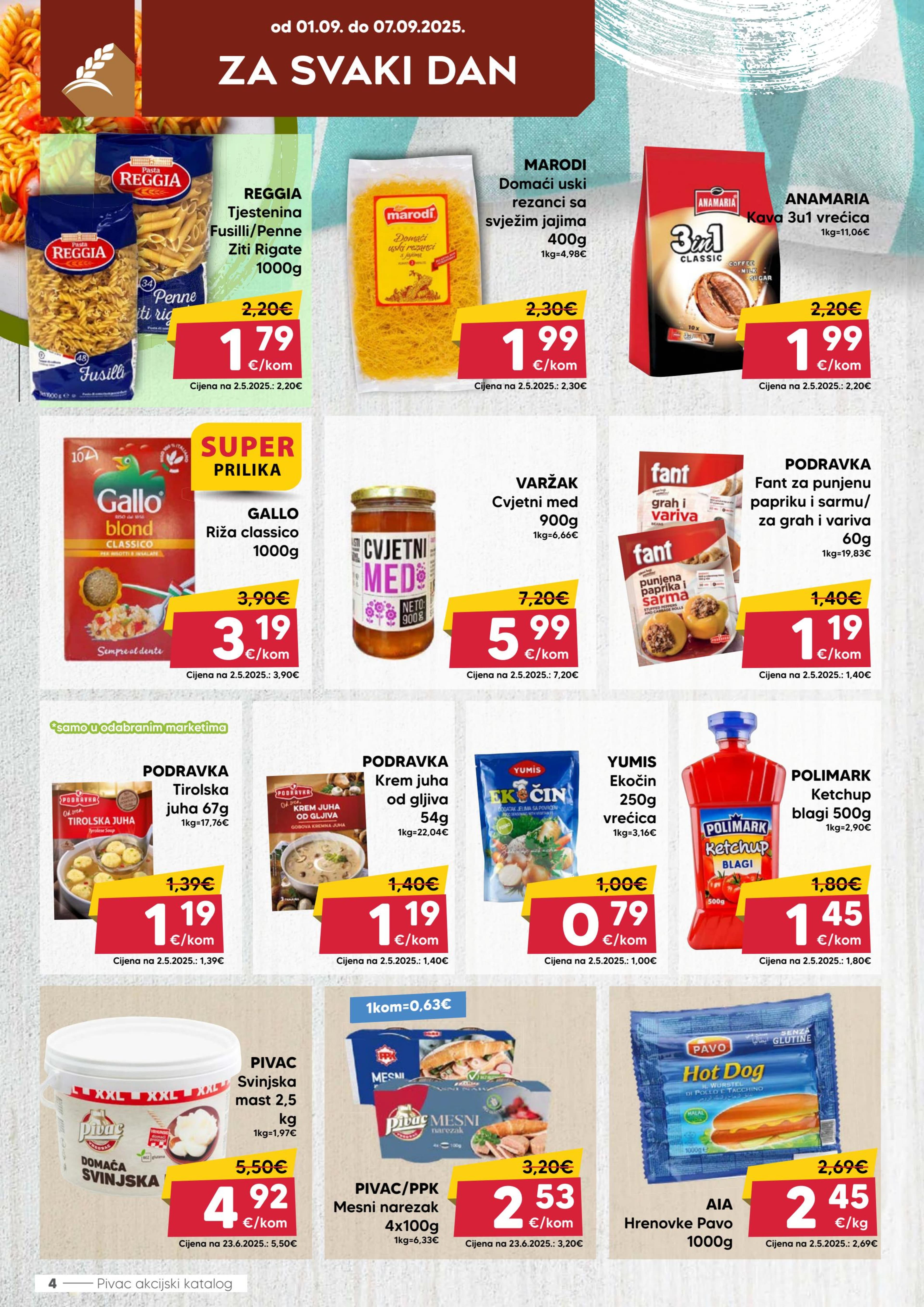 Page from catalog: Akcijska ponuda