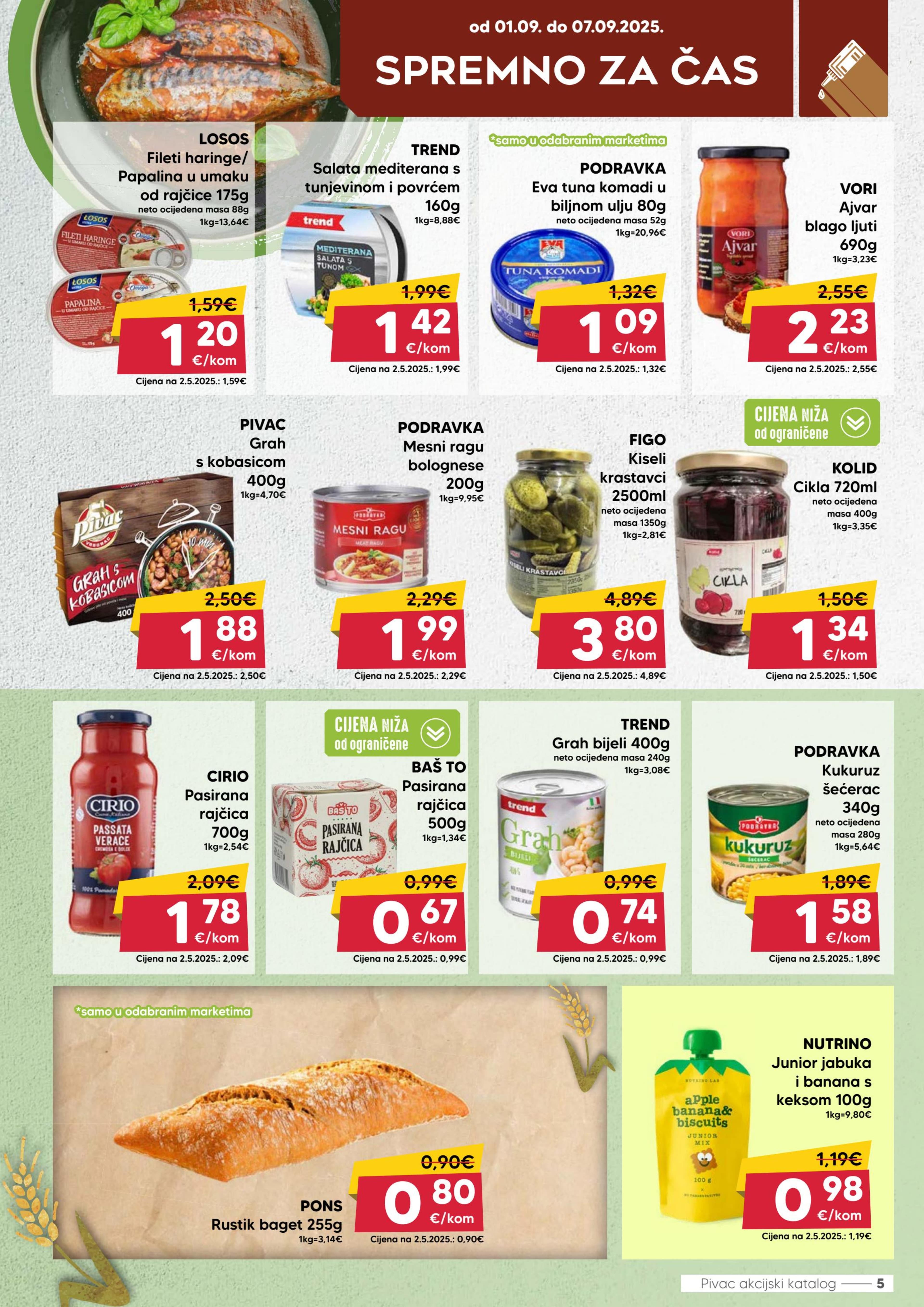 Page from catalog: Akcijska ponuda