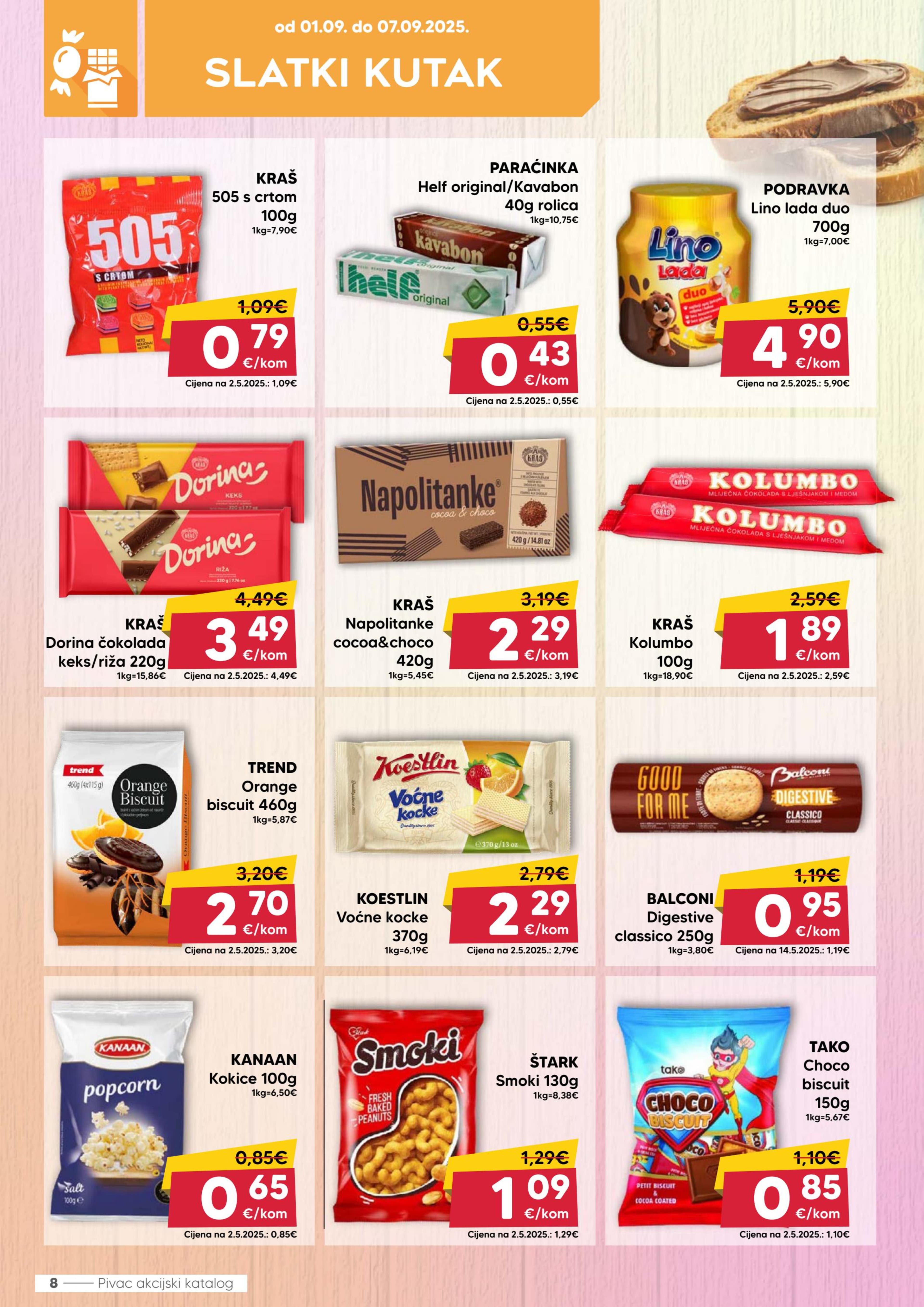 Page from catalog: Akcijska ponuda