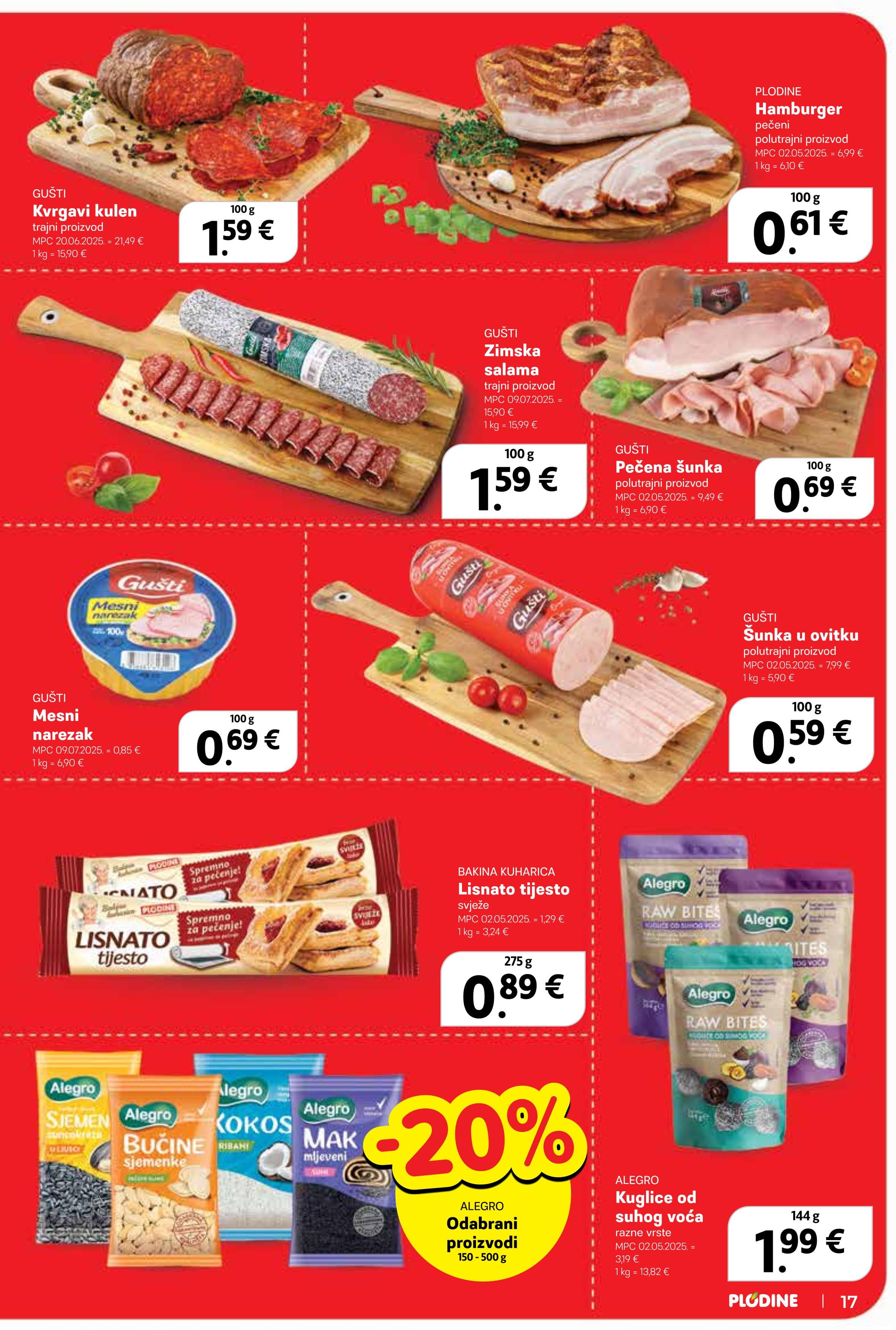 Page from catalog: Akcijska ponuda