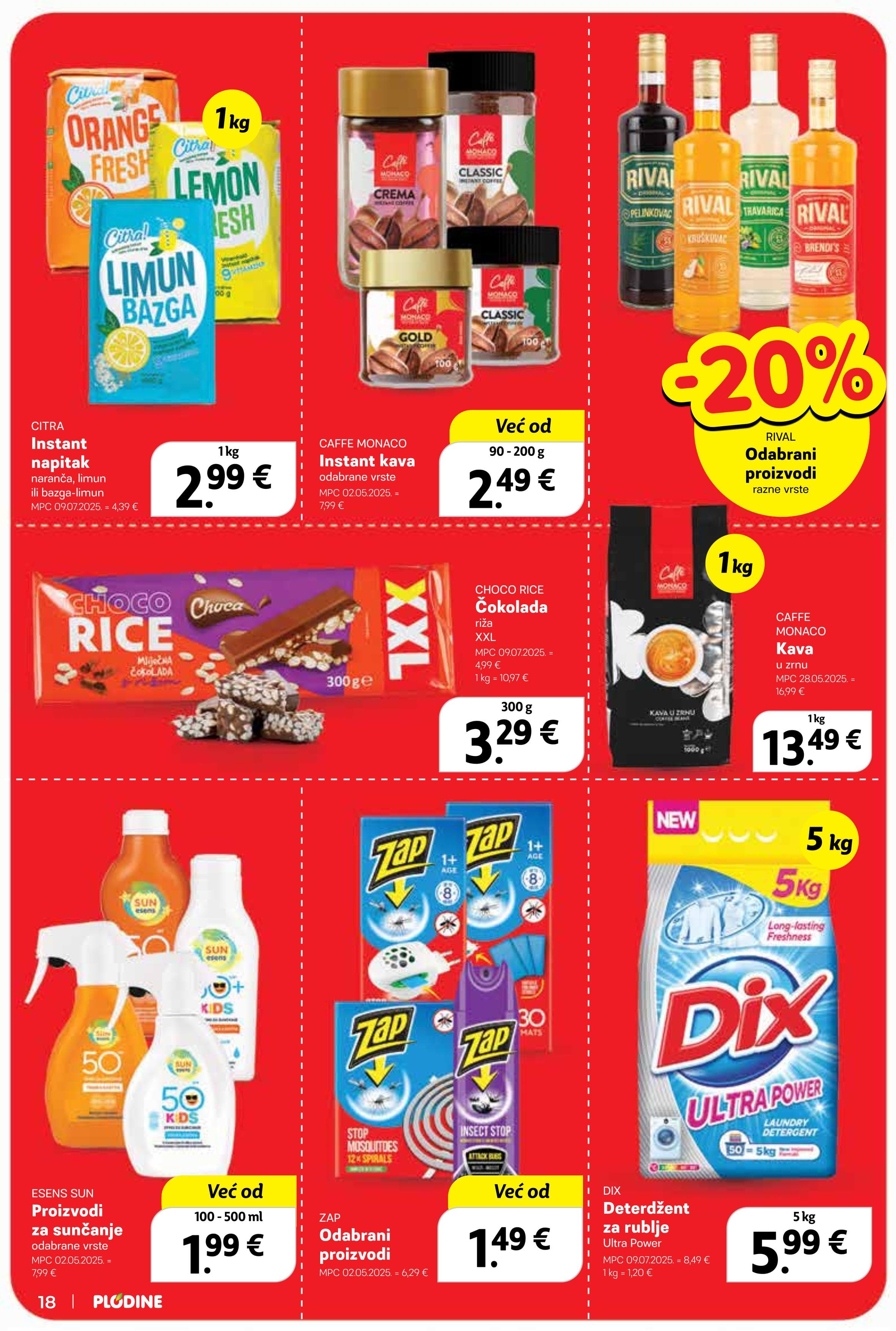 Page from catalog: Akcijska ponuda