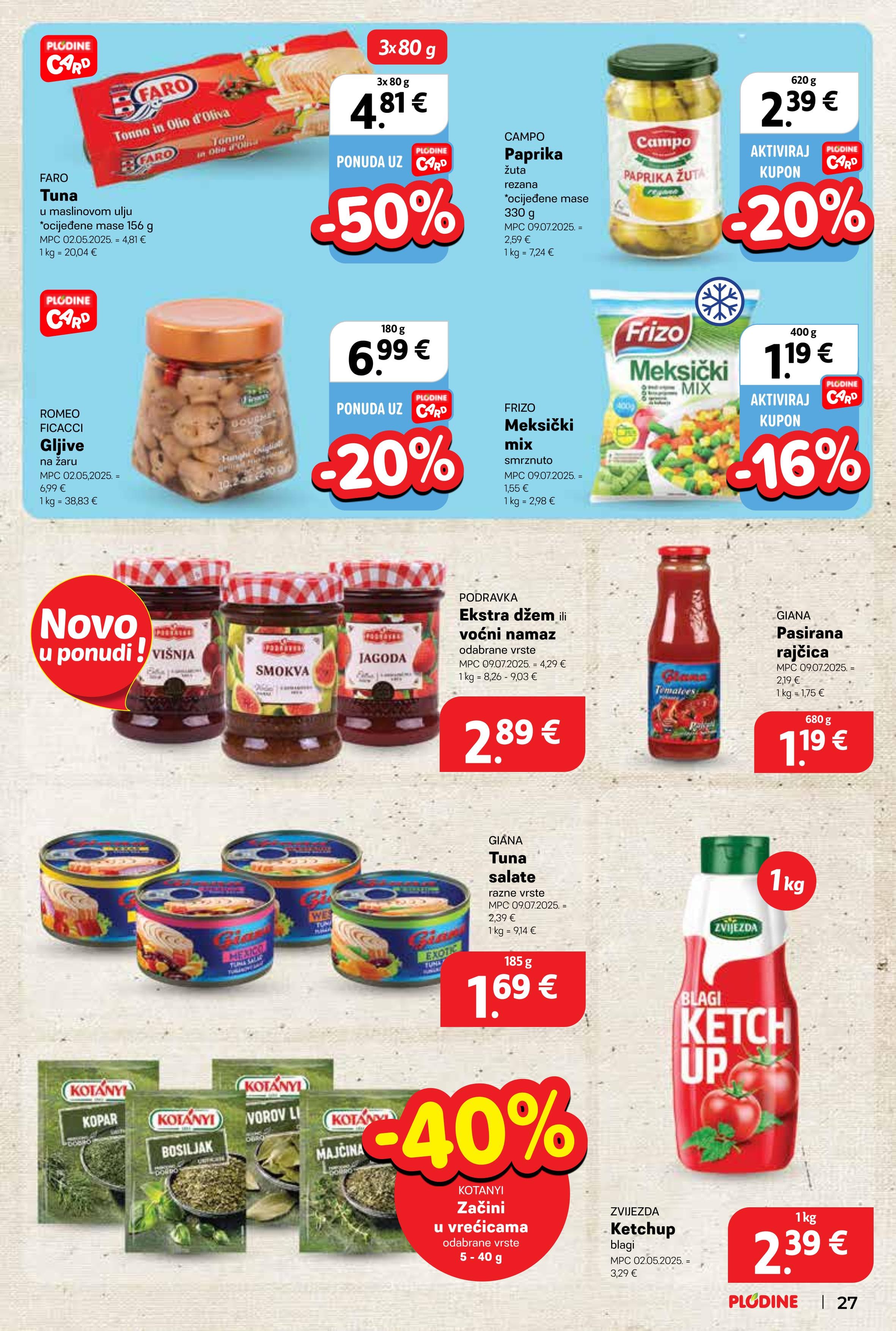 Page from catalog: Akcijska ponuda
