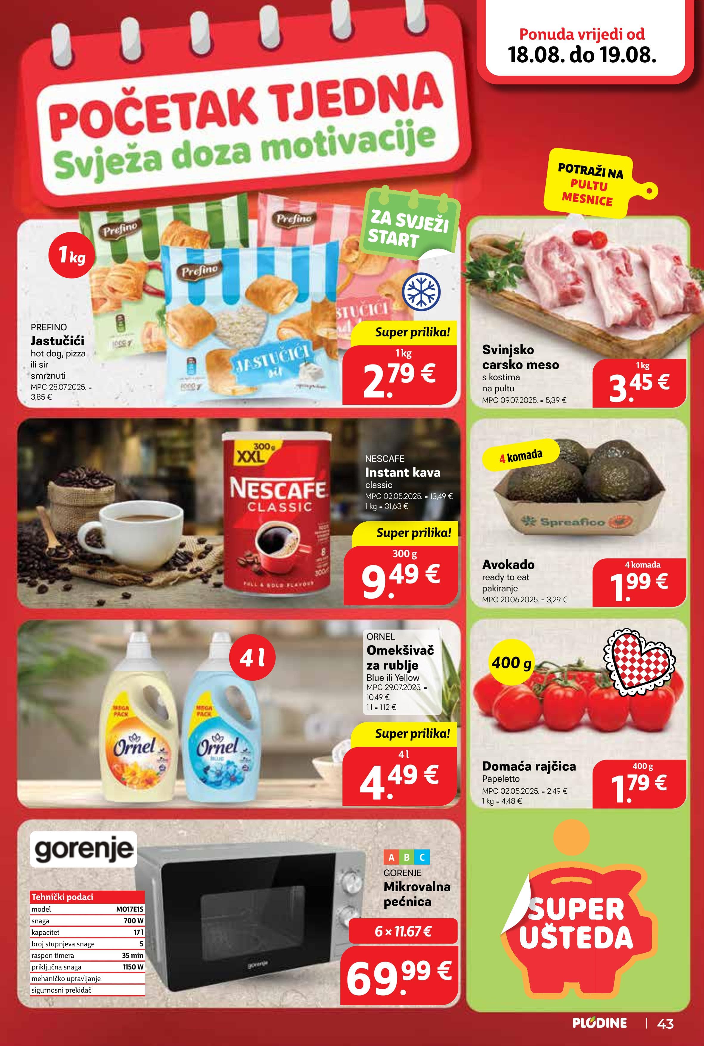 Page from catalog: Akcijska ponuda