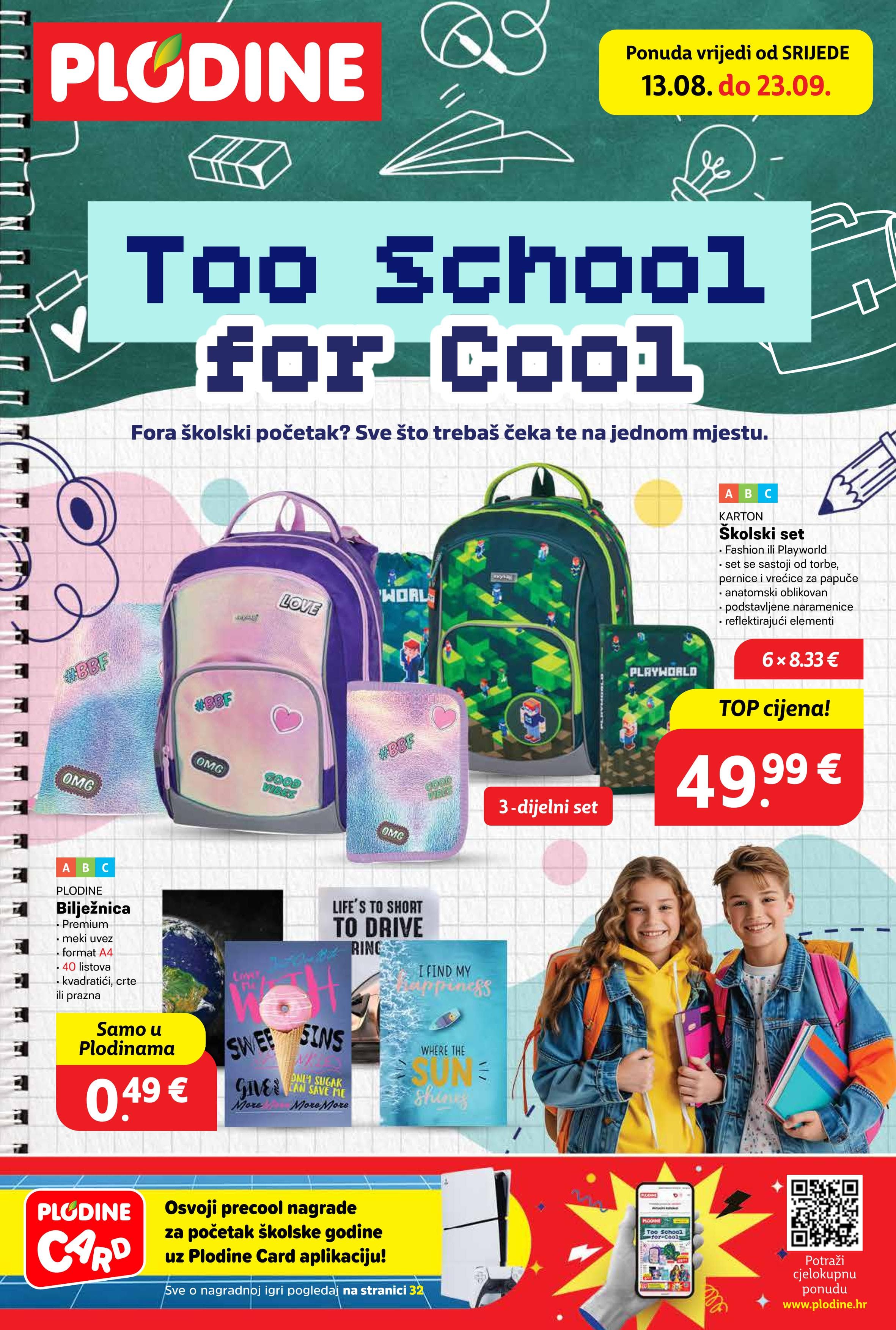 Page from catalog: Škola