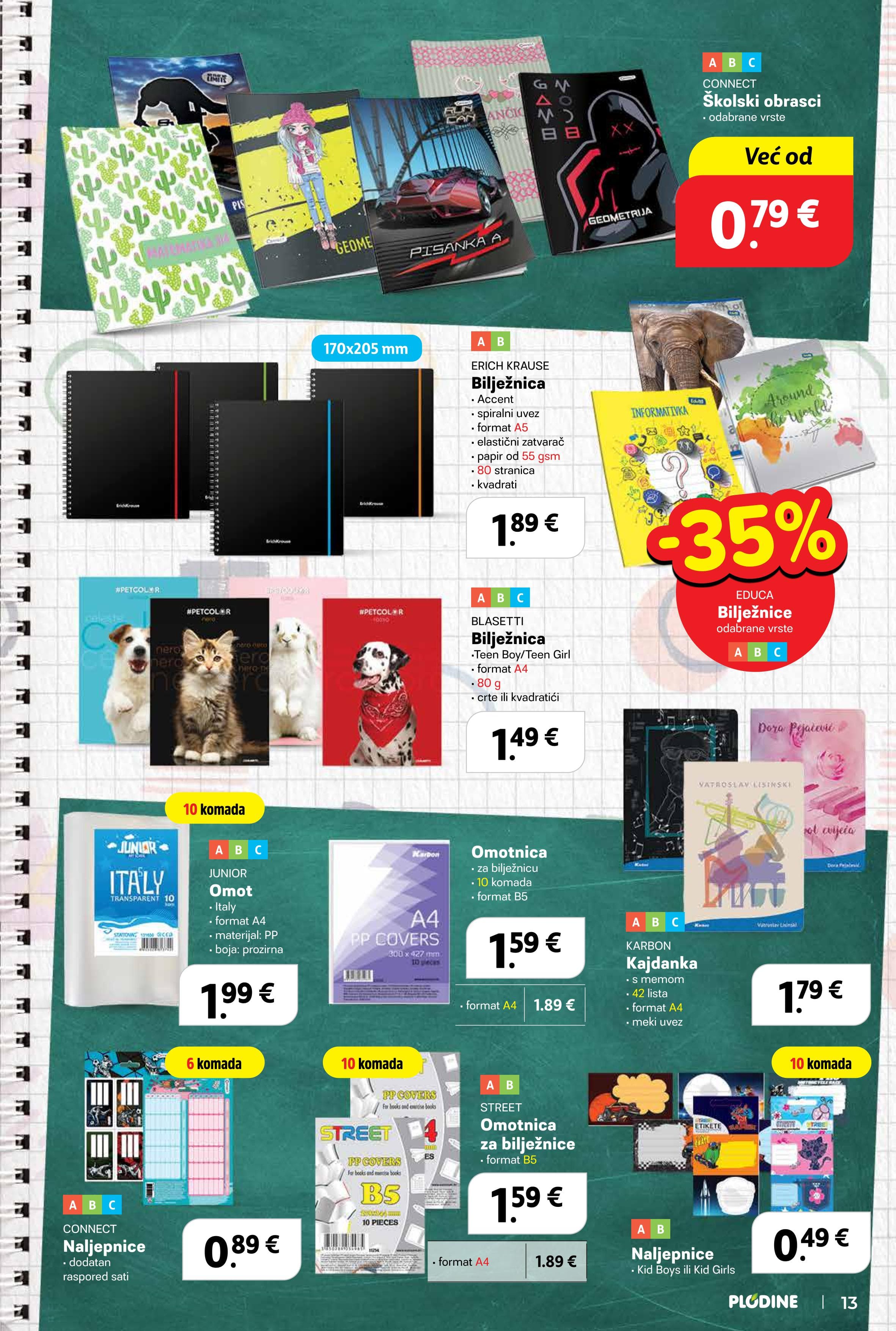 Page from catalog: Škola