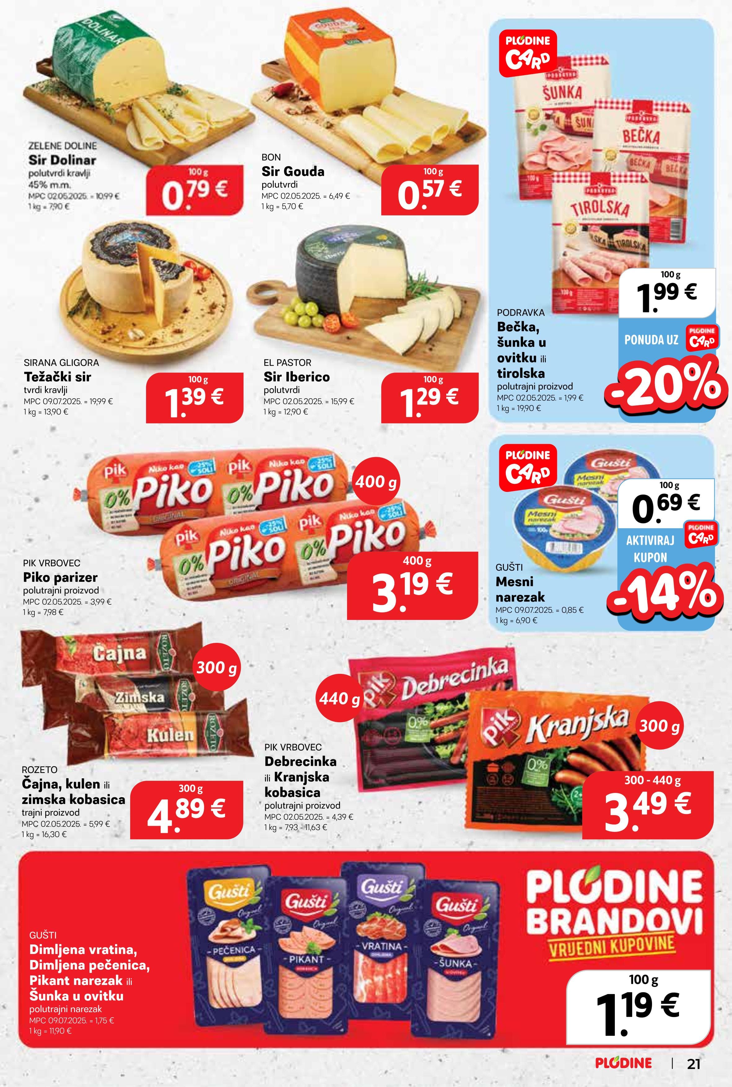 Page from catalog: Akcijska ponuda