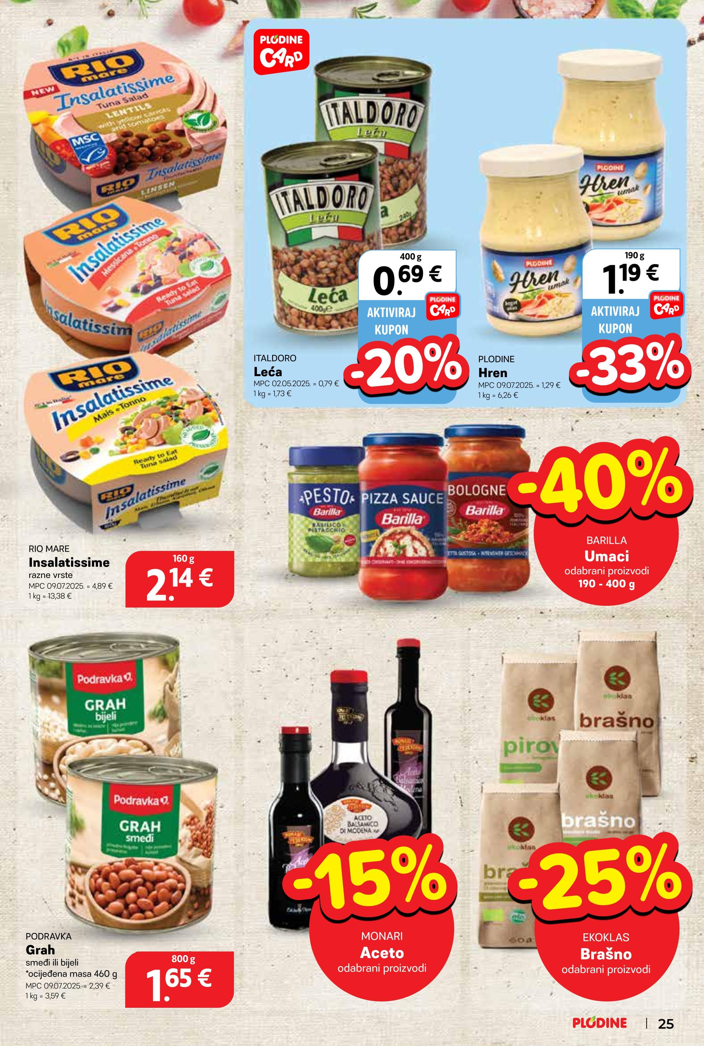 Page from catalog: Akcijska ponuda